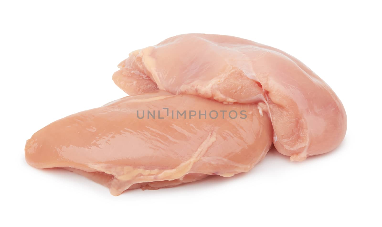 Raw chicken fillet by pioneer111