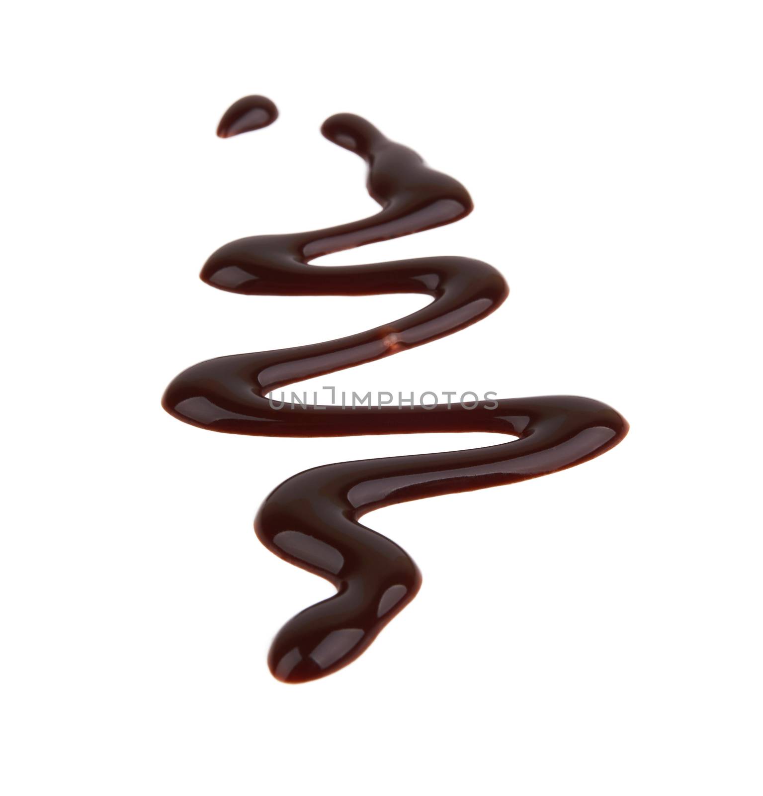 Chocolate syrup isolated by pioneer111