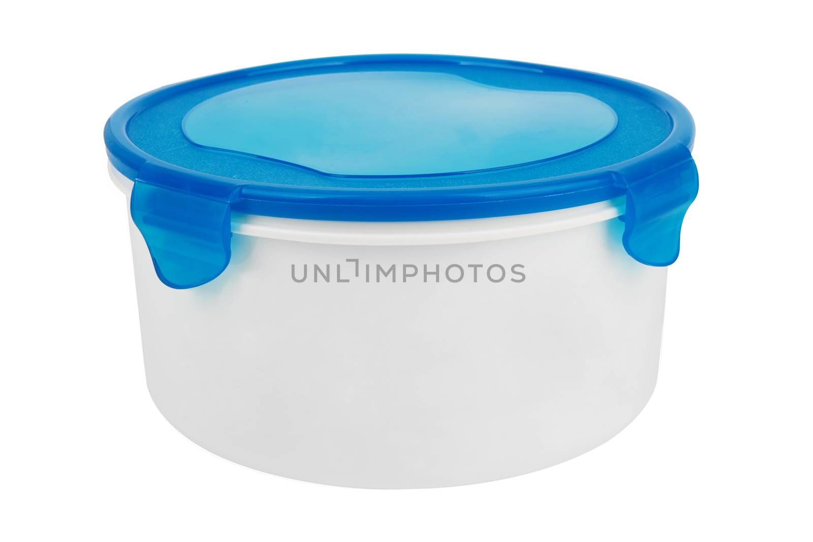 plastic boxes isolated on a white background
