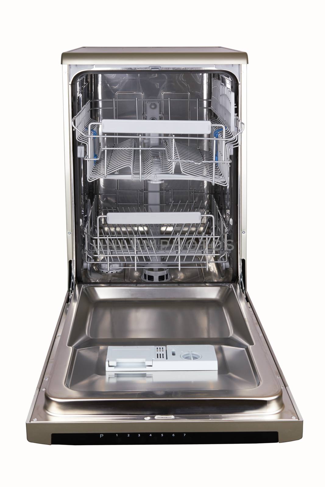 Dishwasher machine isolated on a white background