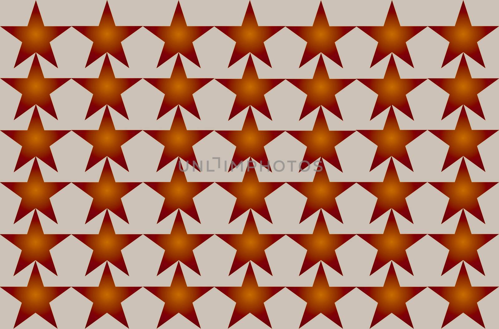 Red Shaded Blurred Star Pattern on white background Seamless Illustration. Modern Design. Can be used for business, website and other.