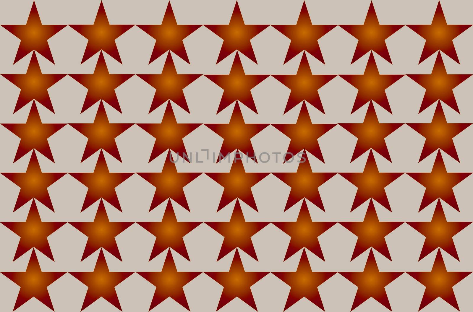 Red Shaded Blurred Star Pattern on white background Seamless Illustration. Modern Design. Can be used for business, website and other.