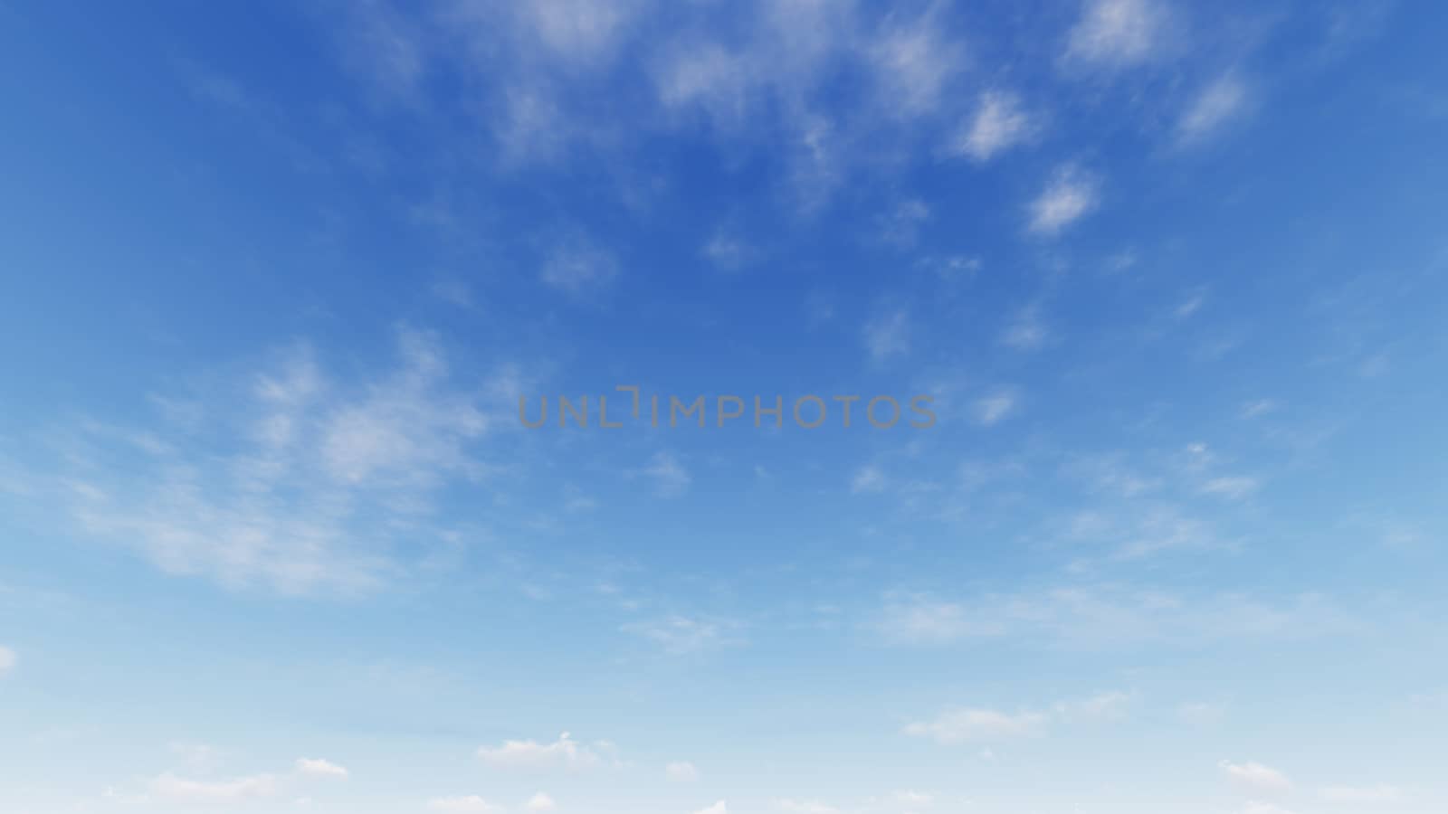 Cloudy blue sky abstract background, blue sky background with tiny clouds, 3d rendering

