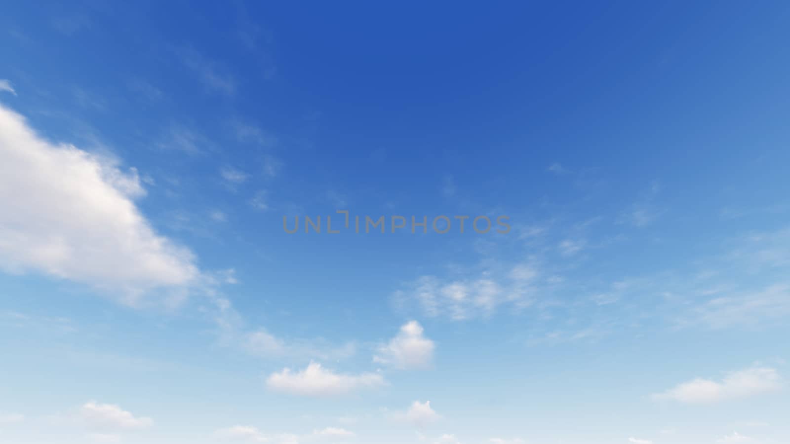 Cloudy blue sky abstract background, blue sky background with tiny clouds, 3d rendering

