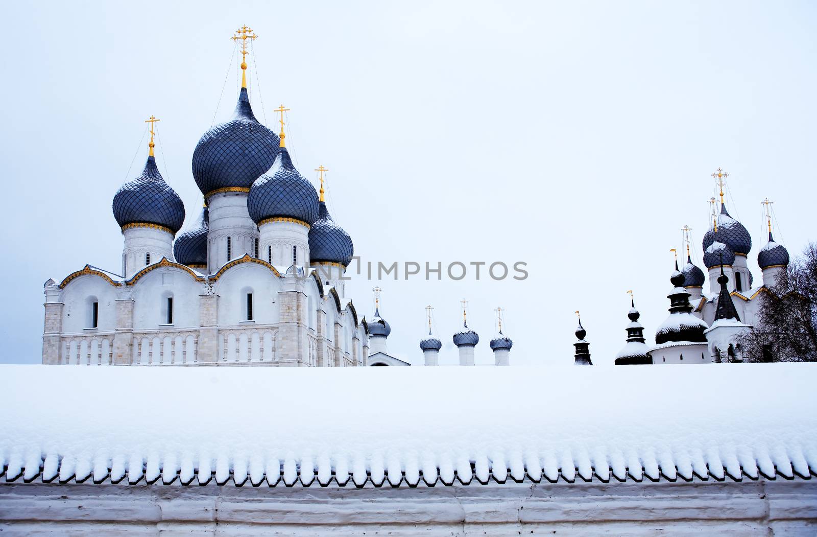 Russian Cathedral At Winter by kvkirillov