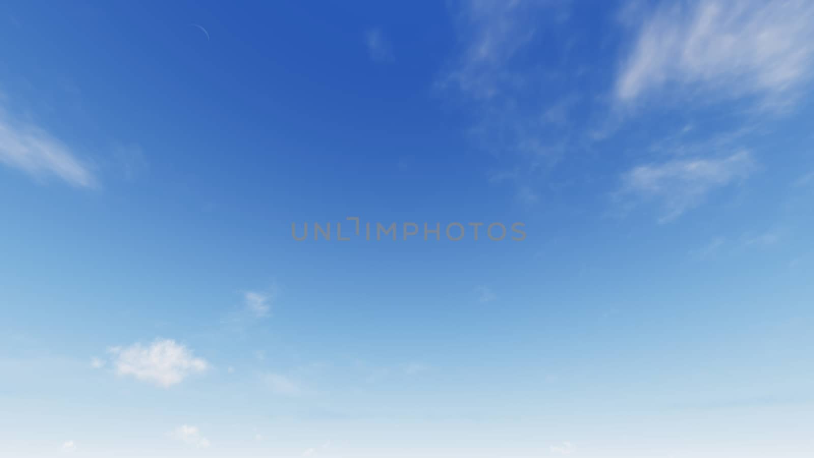 Cloudy blue sky abstract background, blue sky background with tiny clouds, 3d rendering

