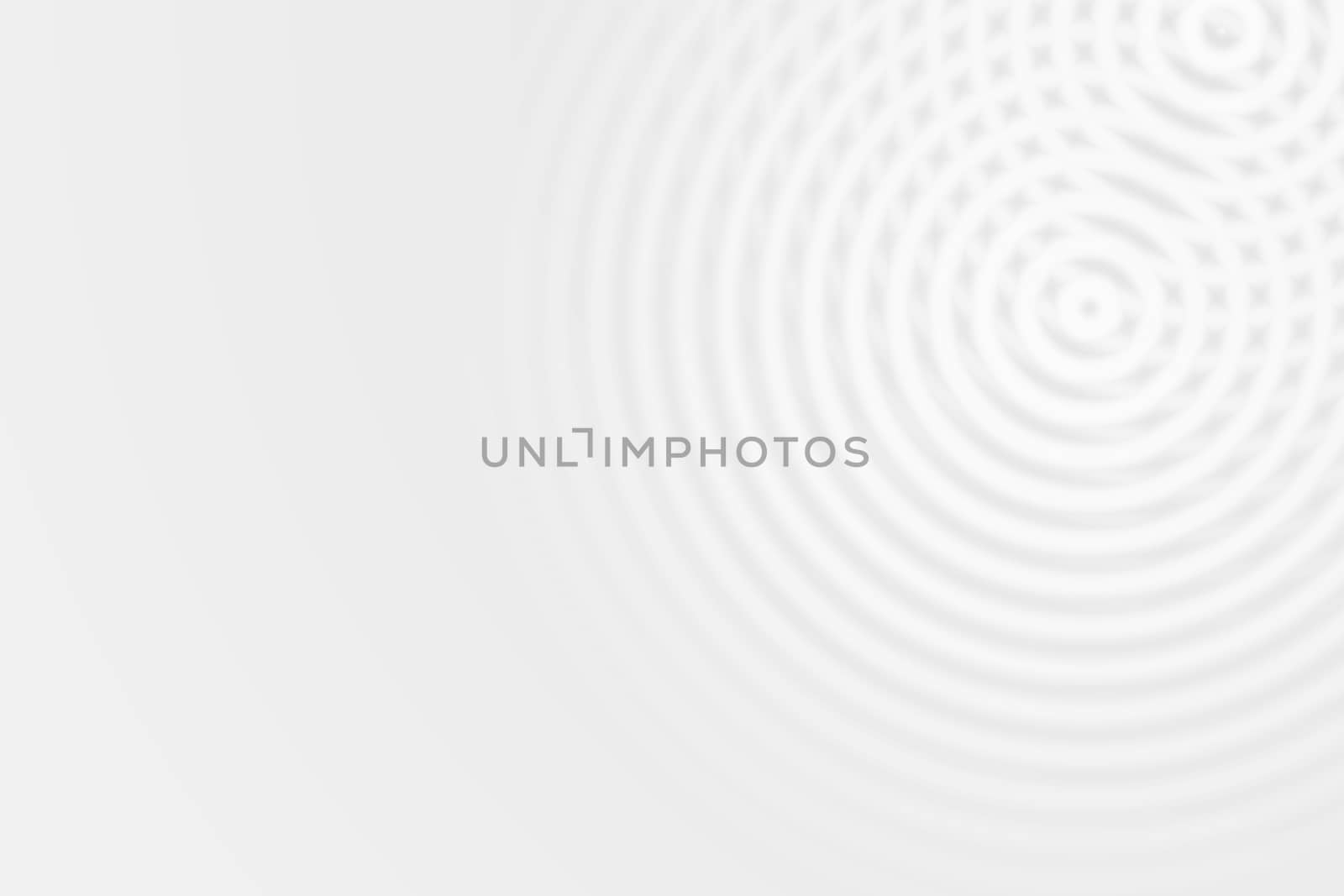 Abstract white rings sound oscillating, circle spin soft background