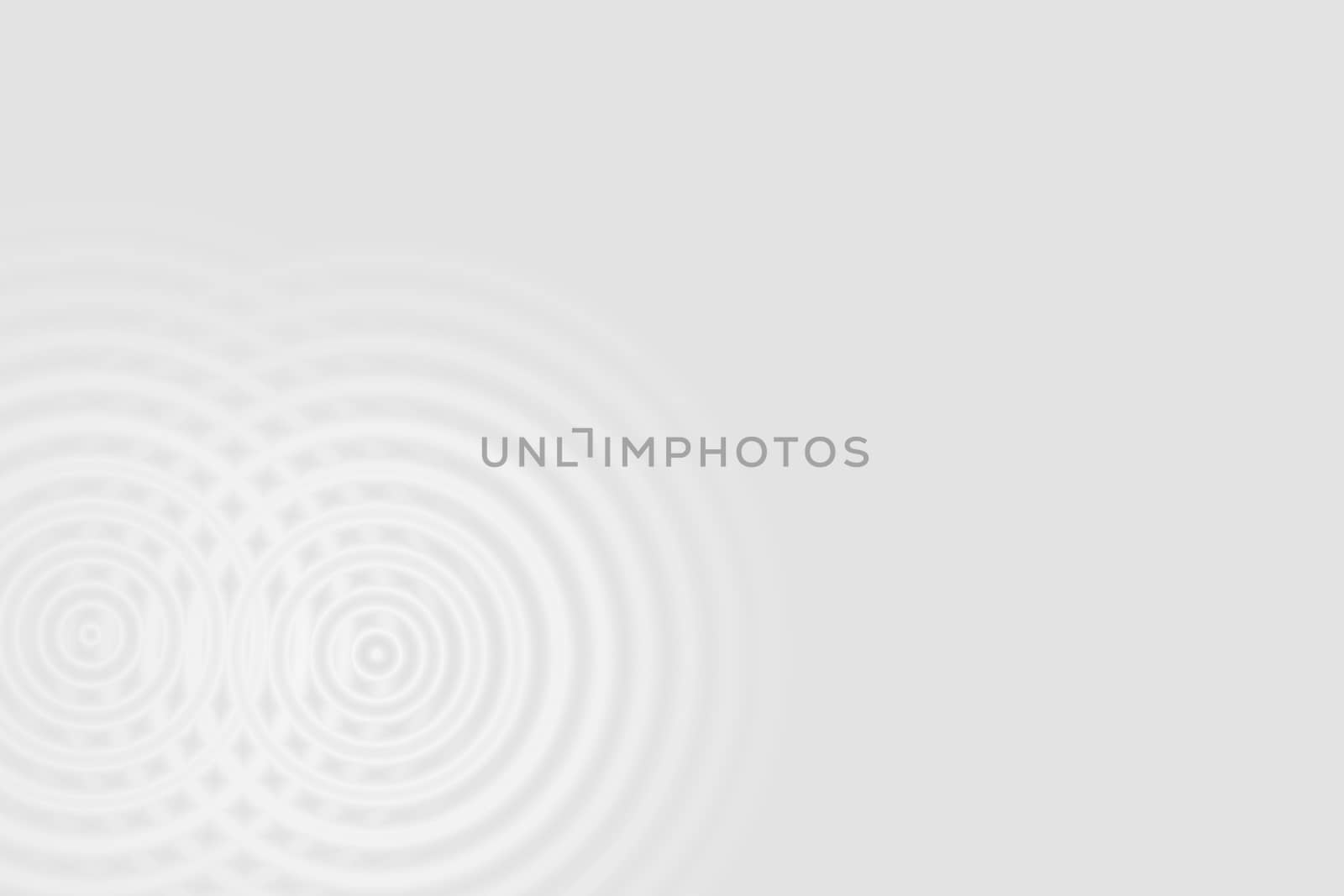 Abstract white rings sound oscillating, circle spin soft background