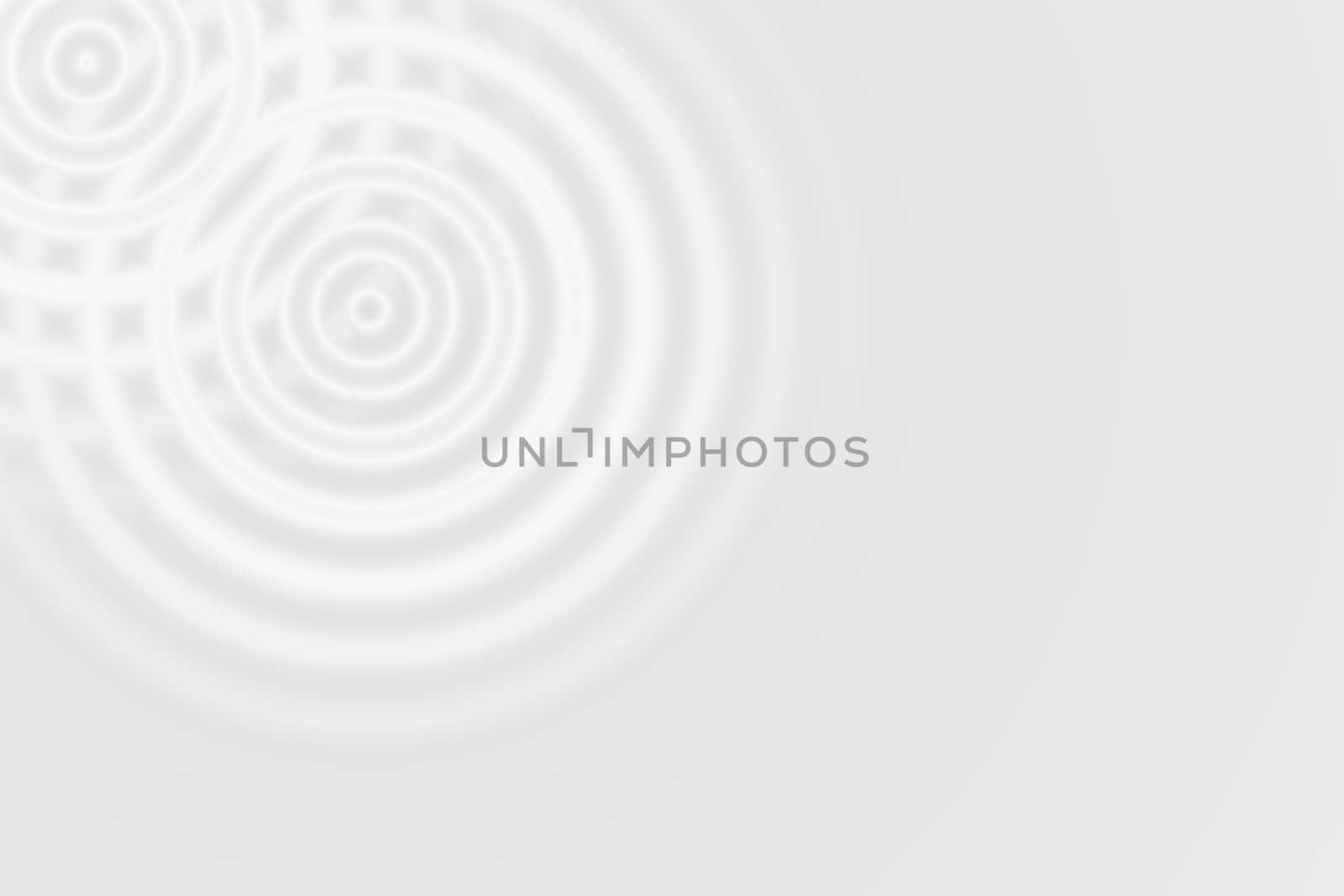 Abstract white rings sound oscillating, circle spin soft background