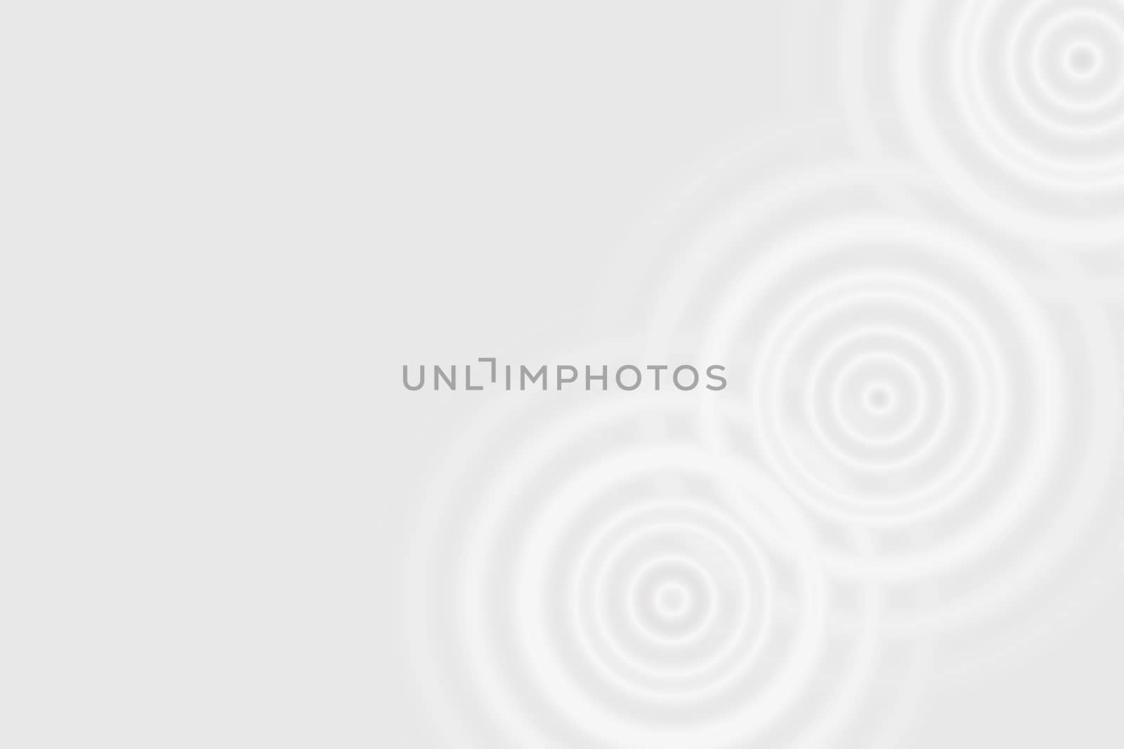 Abstract white rings sound oscillating, circle spin soft background