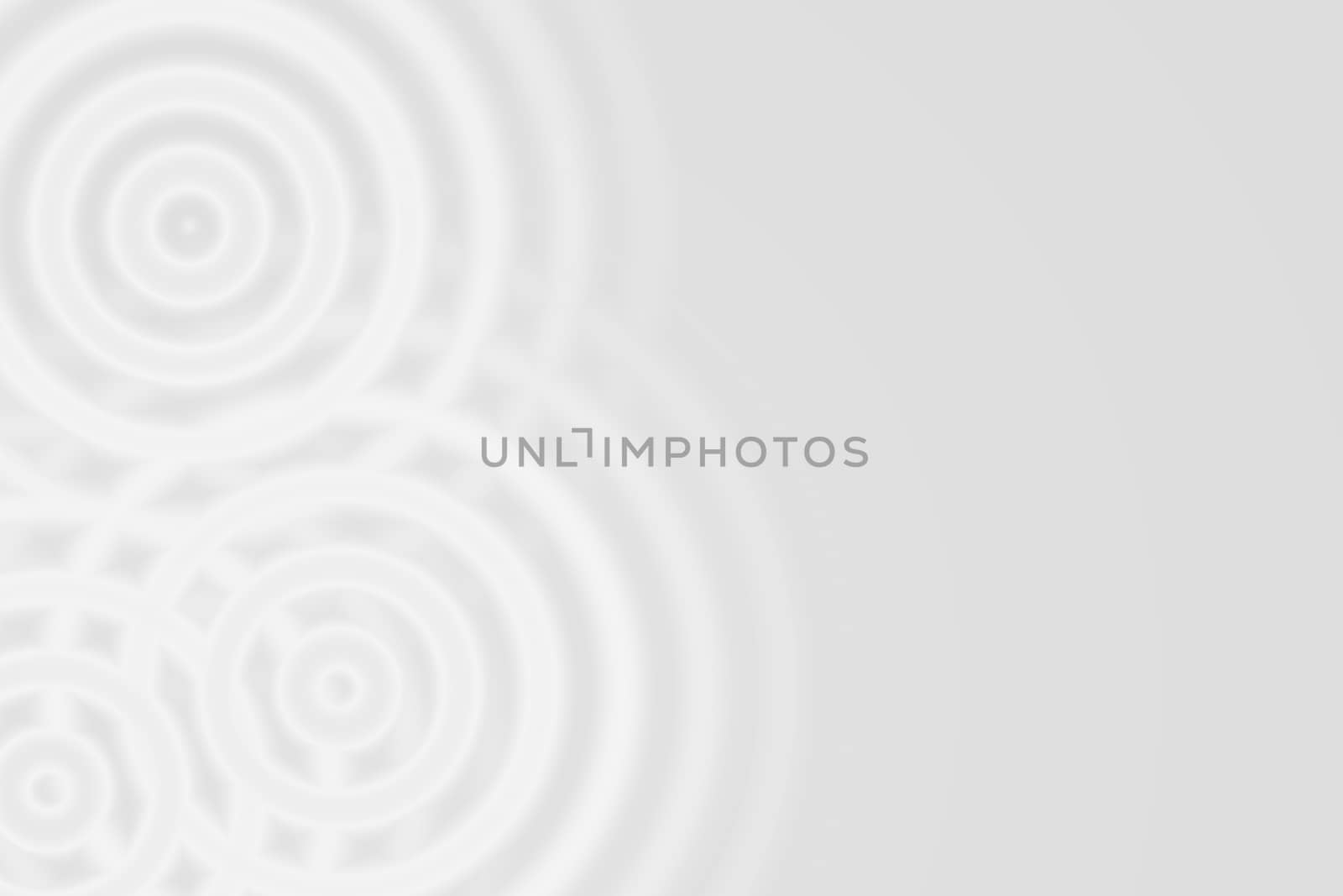 Abstract white rings sound oscillating, circle spin soft background