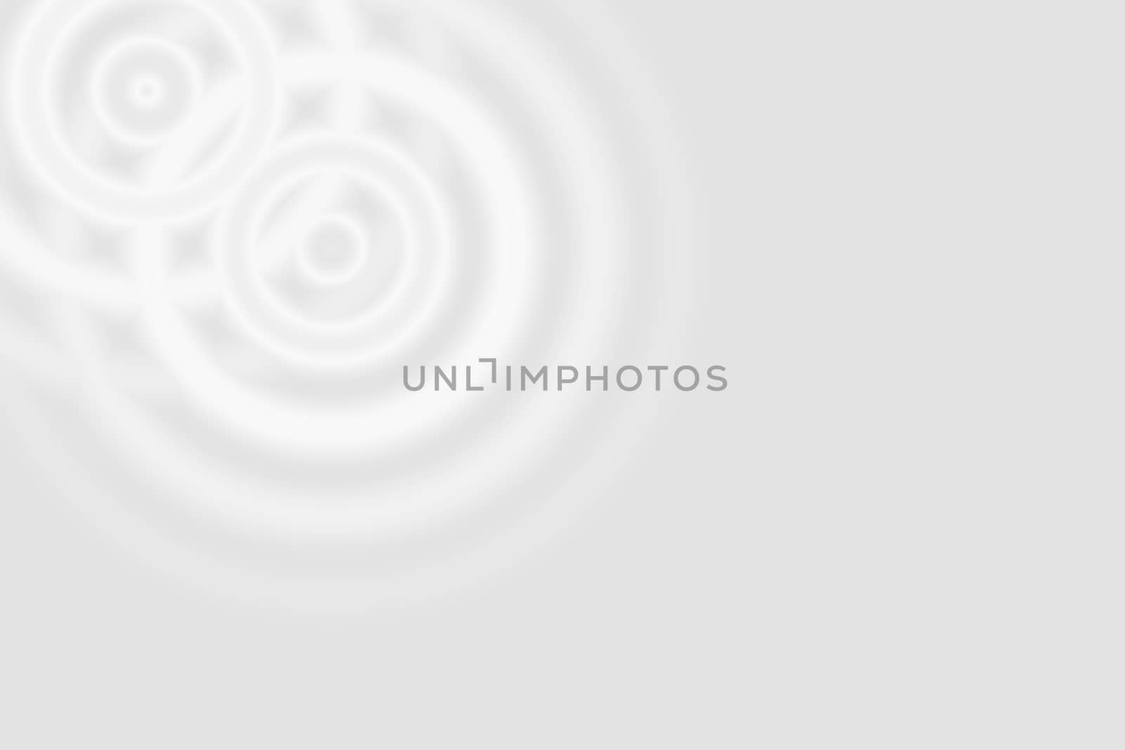 Abstract white rings sound oscillating, circle spin soft background