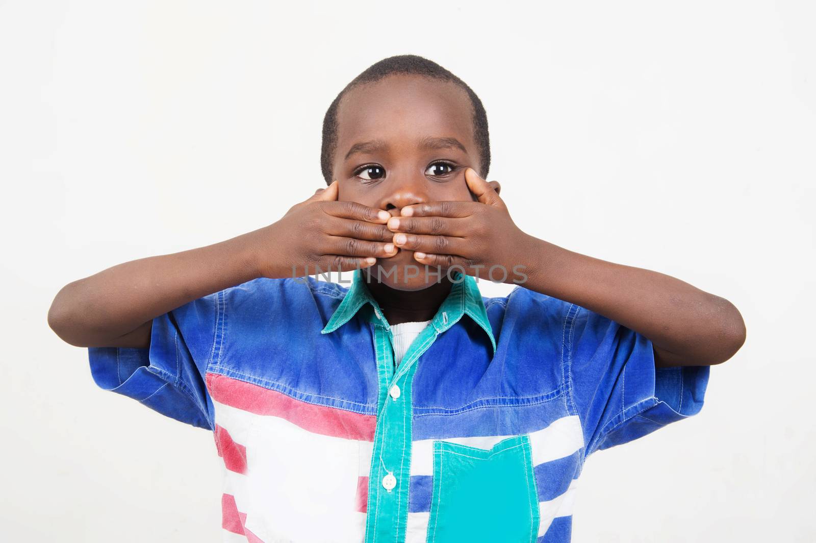 little boy decided to say nothing of all he just saw.
