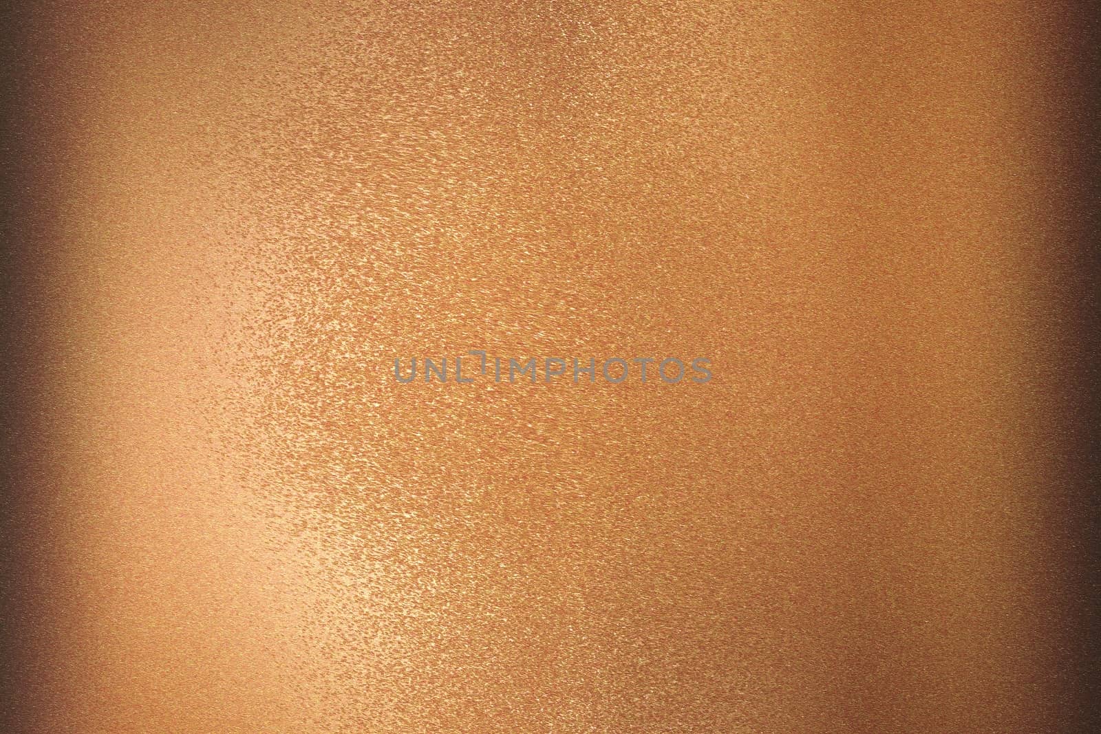 Texture of bronze brushed metallic plate, abstract background