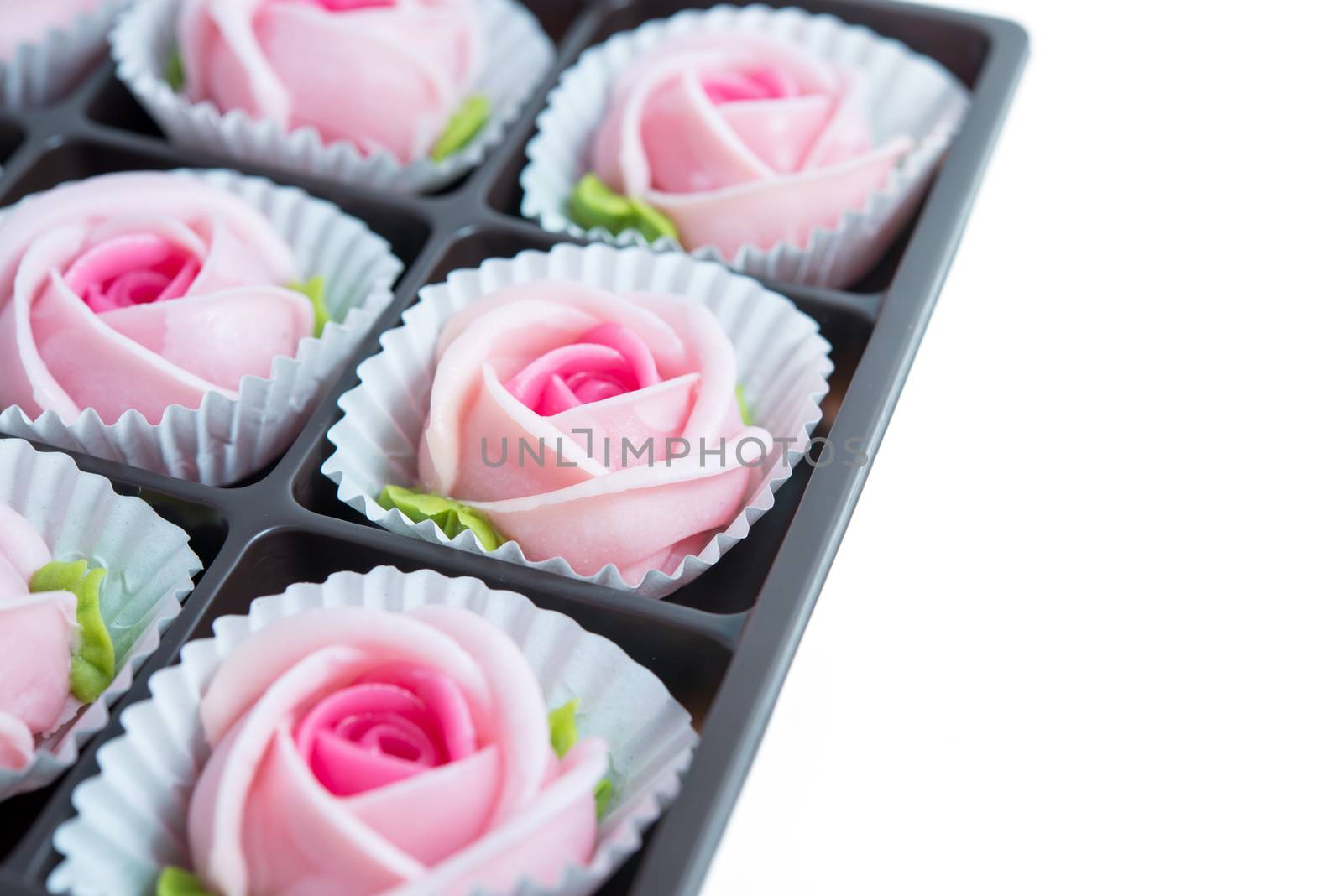 ALUA GULAB Rose Cookies, Thai Dessert by antpkr