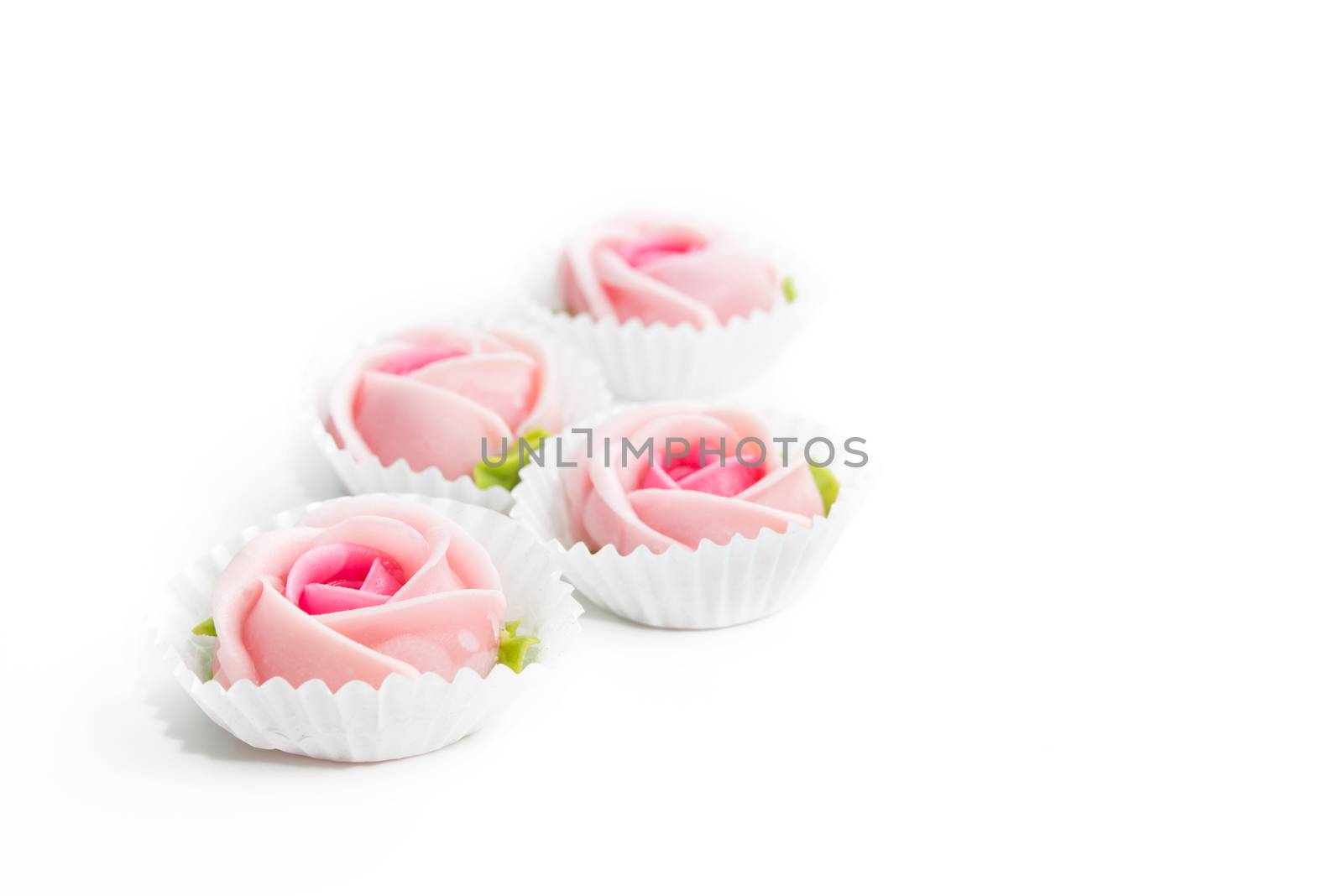 ALUA GULAB Rose Cookies, Thai Dessert by antpkr