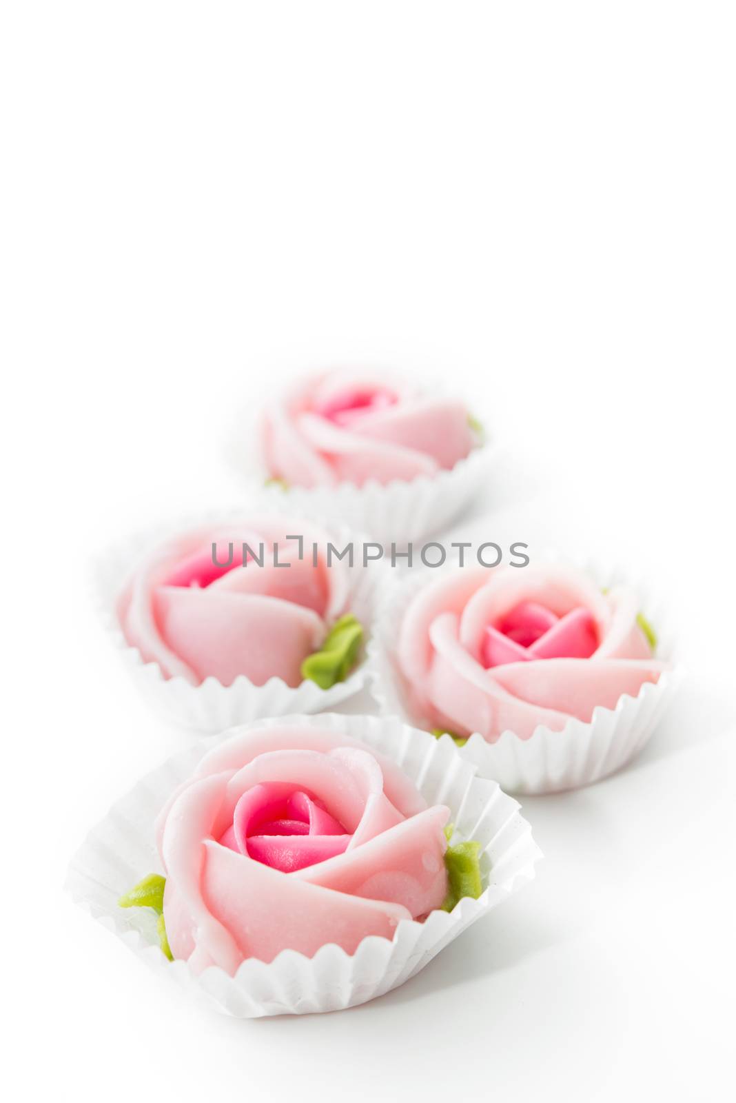 ALUA GULAB Rose Cookies, Thai Dessert