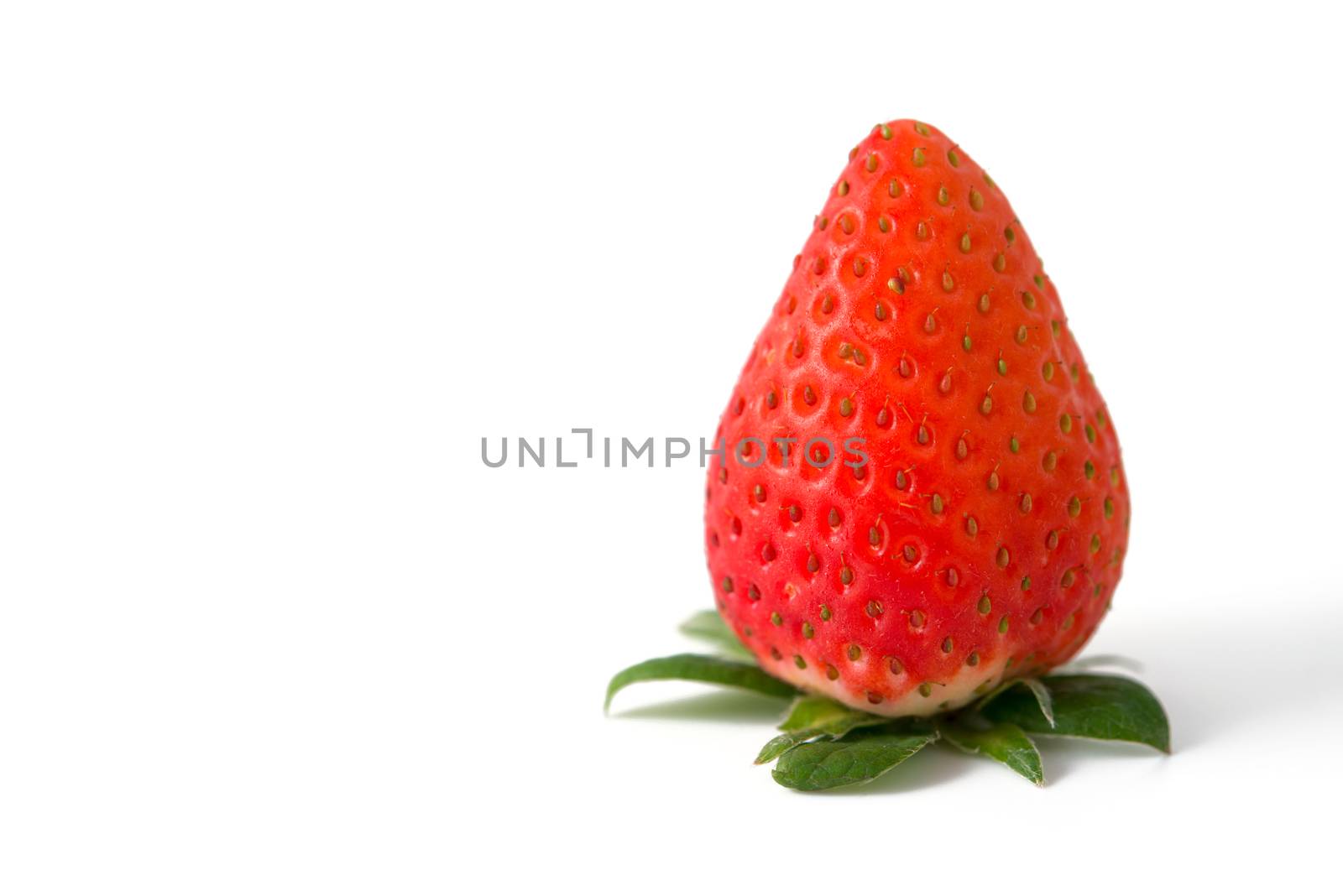 Strawberry isolated on white background by antpkr