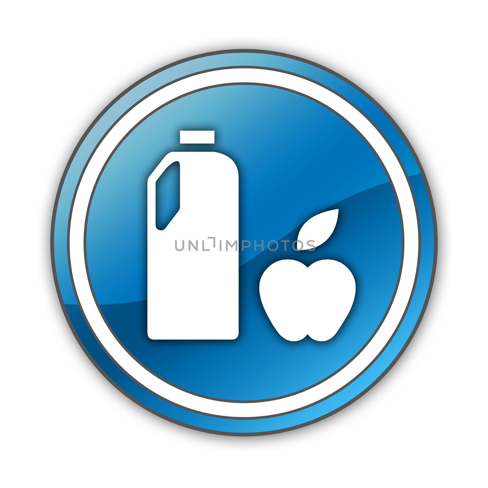 Icon, Button, Pictogram Groceries by mindscanner