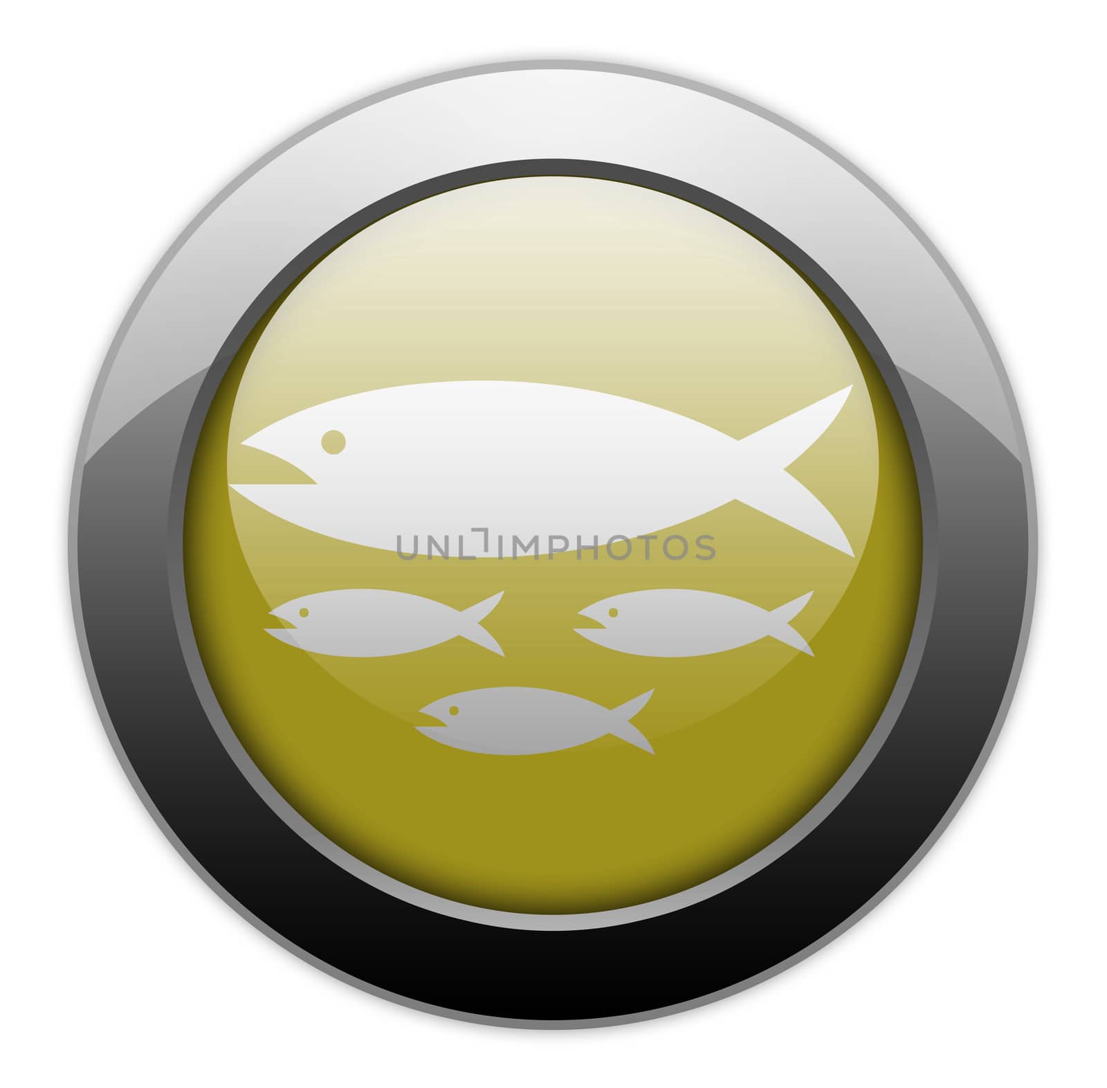 Icon, Button, Pictogram Fish Hatchery by mindscanner