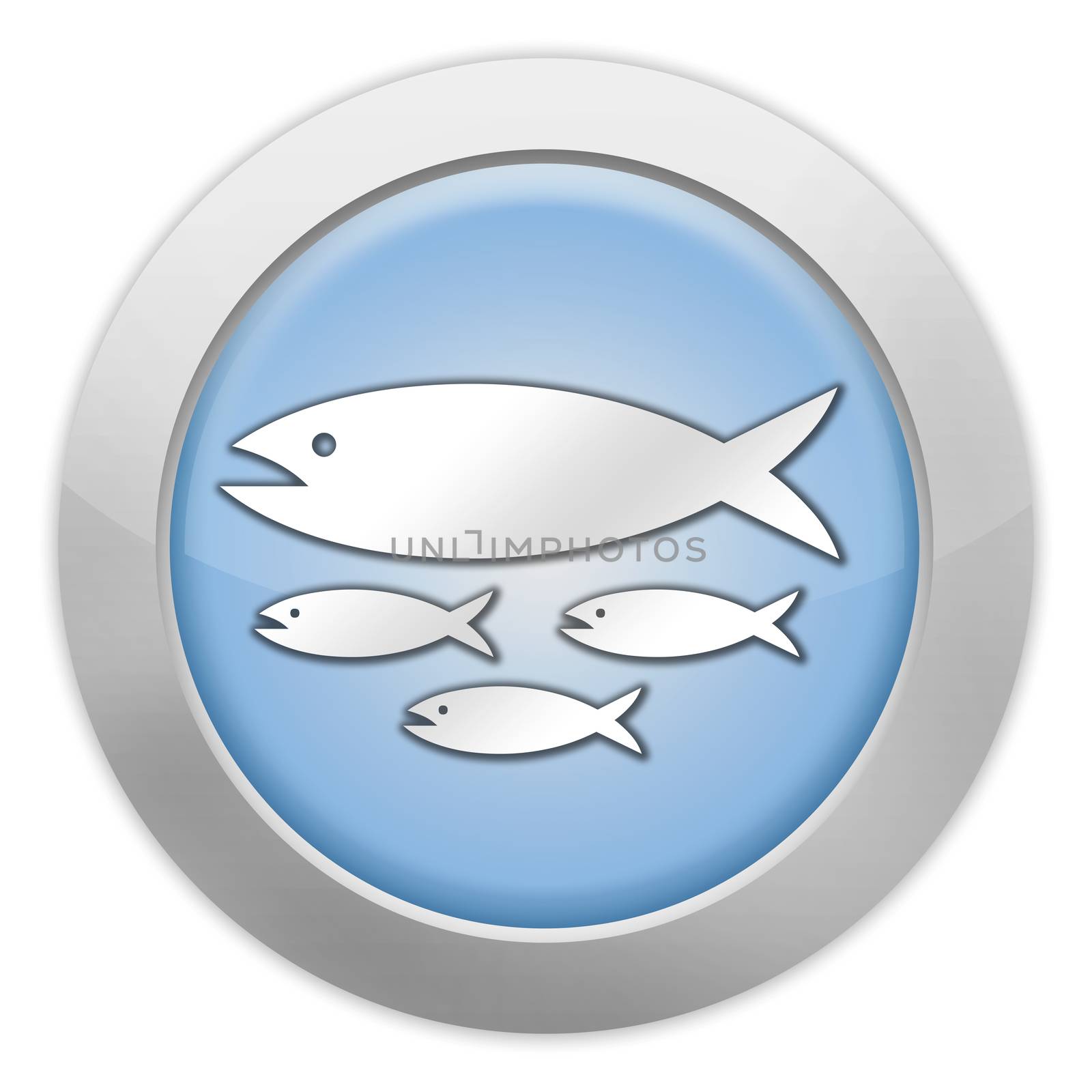 Icon, Button, Pictogram with Fish Hatchery symbol