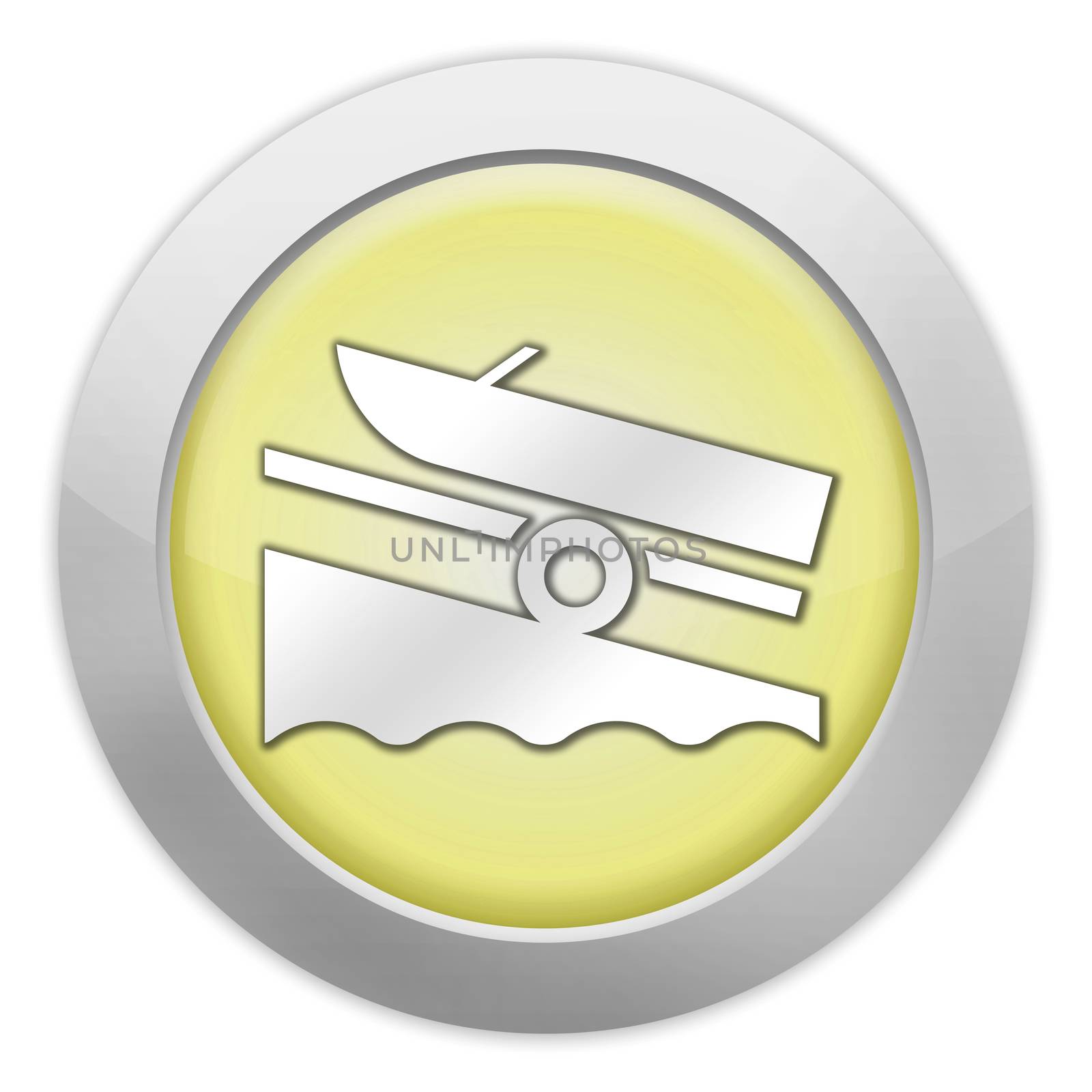 Icon, Button, Pictogram Boat Ramp by mindscanner