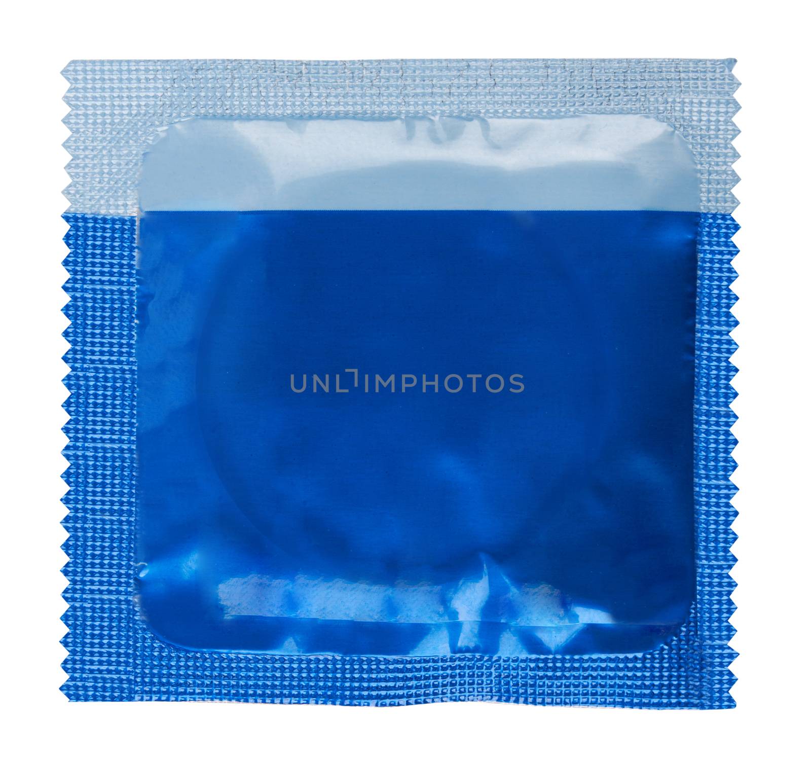 Condom isolated on white background 