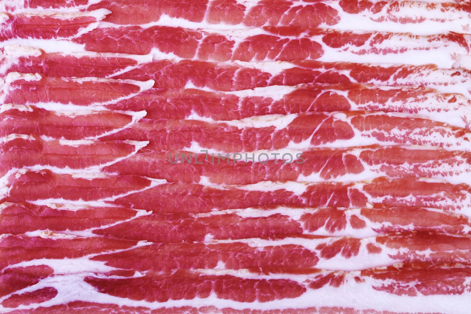 Slices of smoked bacon by pioneer111