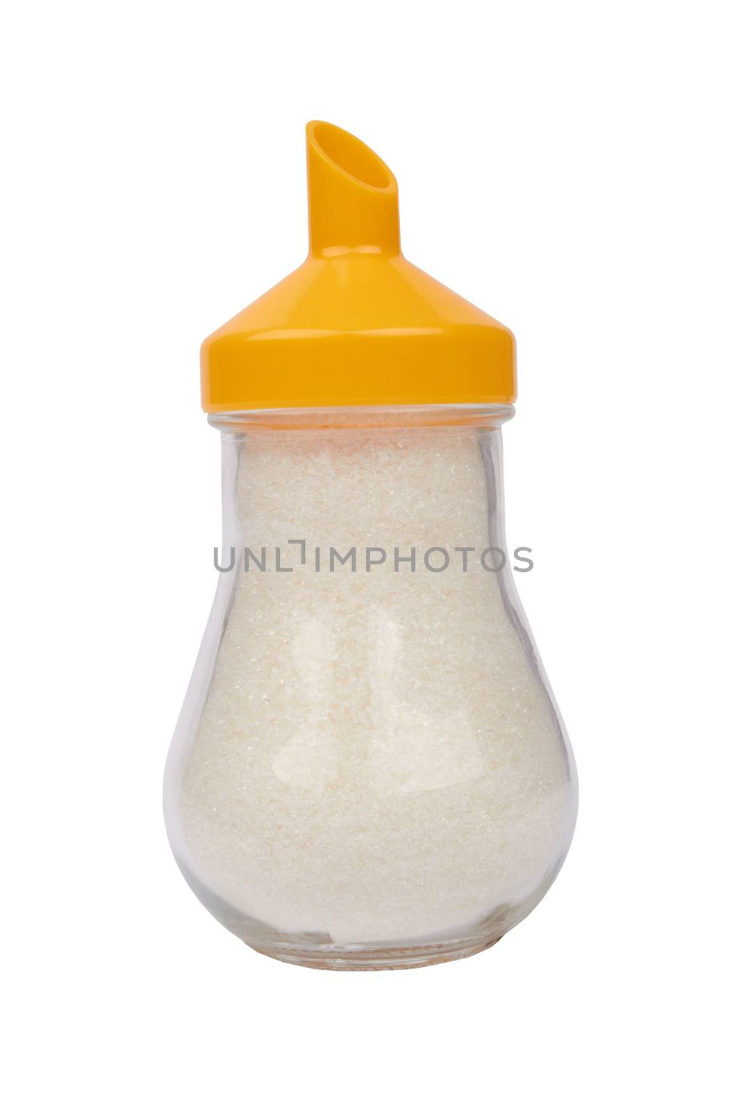 sugar dispenser isolated on a white
