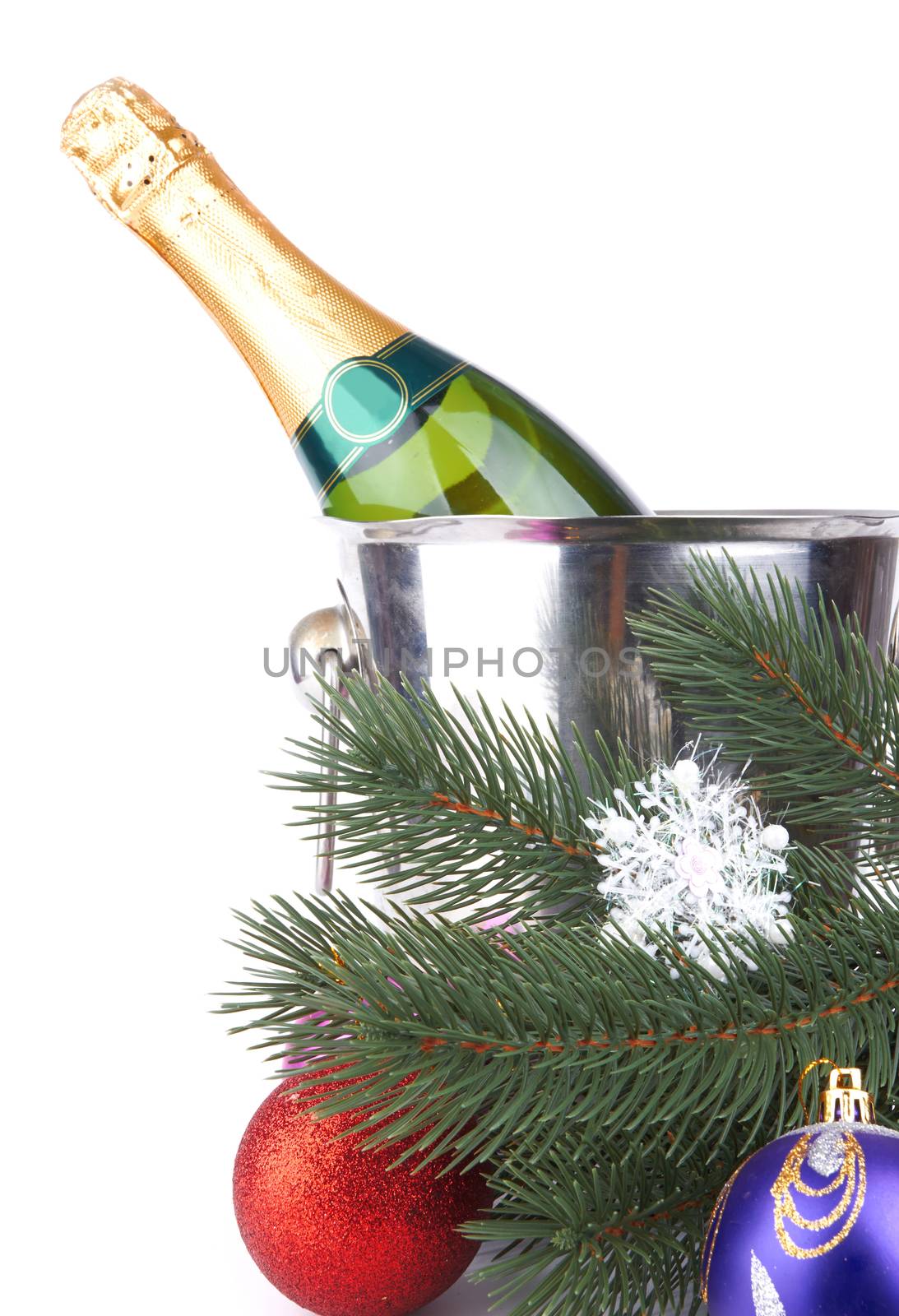 bottle of champagne by pioneer111