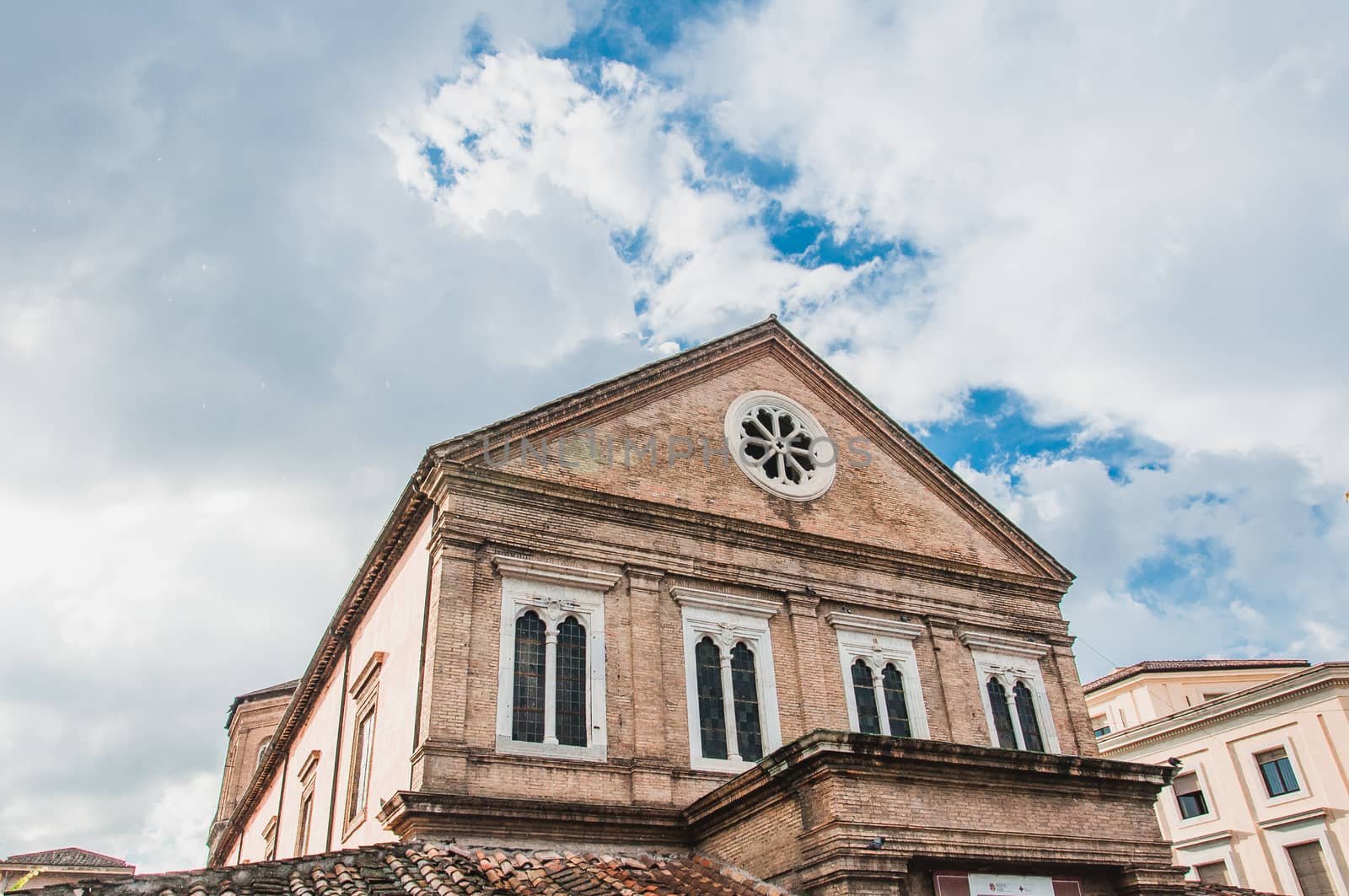 historic building in the heart of Rome in Italy