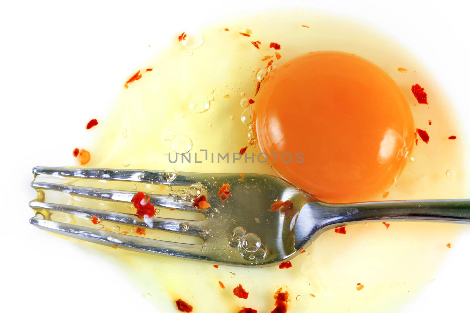The image of a plug and broken egg