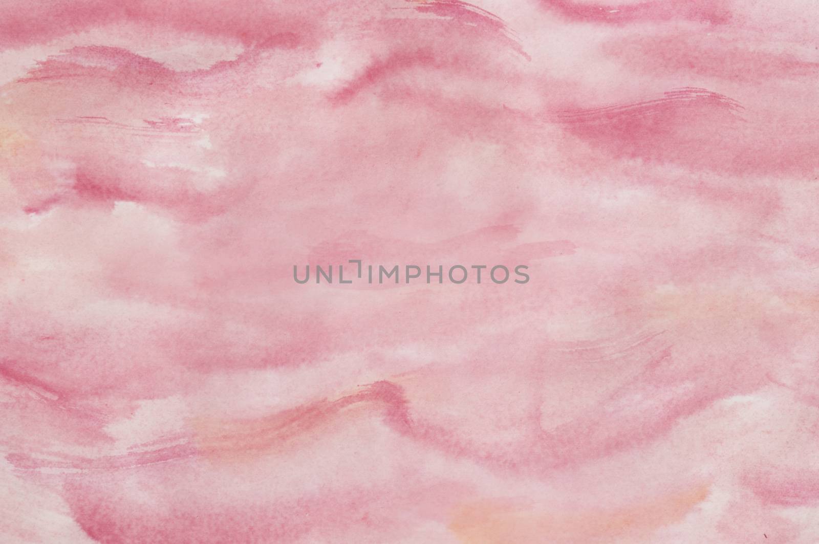 Artistic Abstract Pink and Gold Watercolor Background