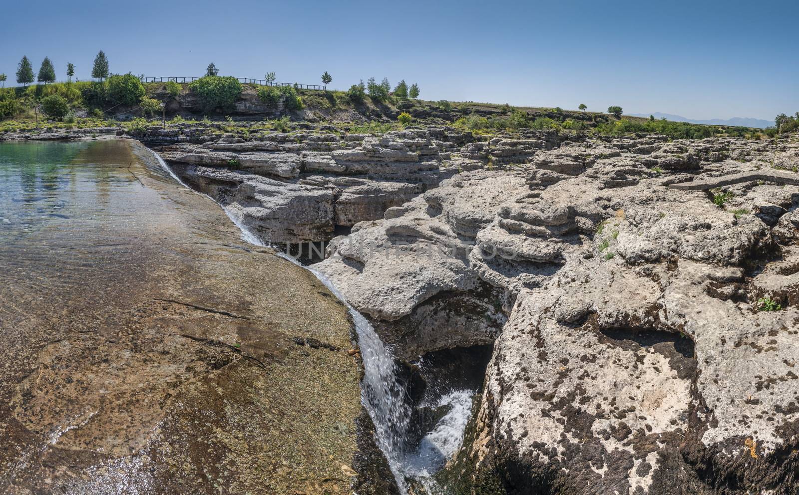 Panoramic View of Niagara Falls on the Cievna river in Montenegro