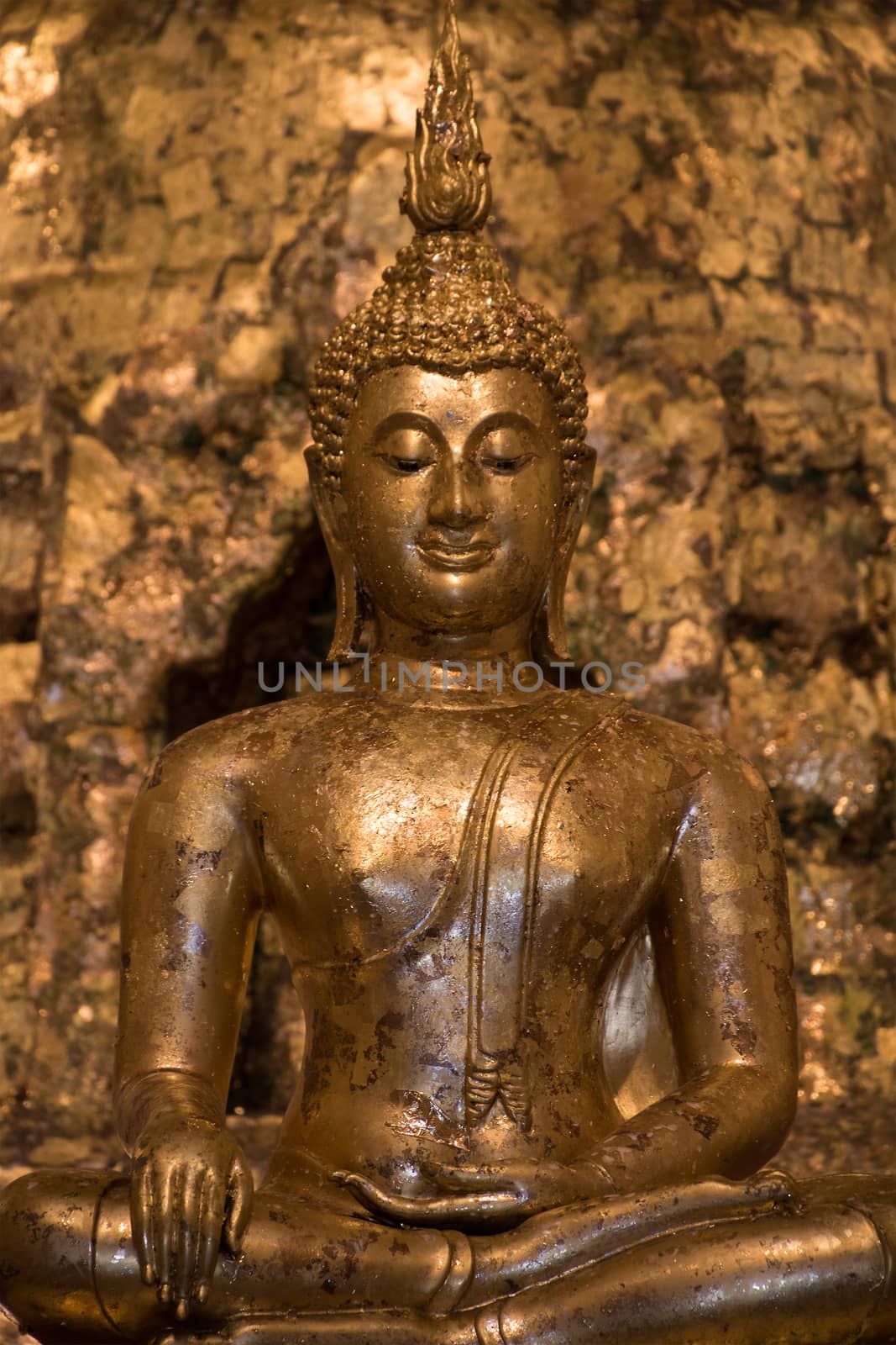 Ancient Buddha Statue by MXW_Stock