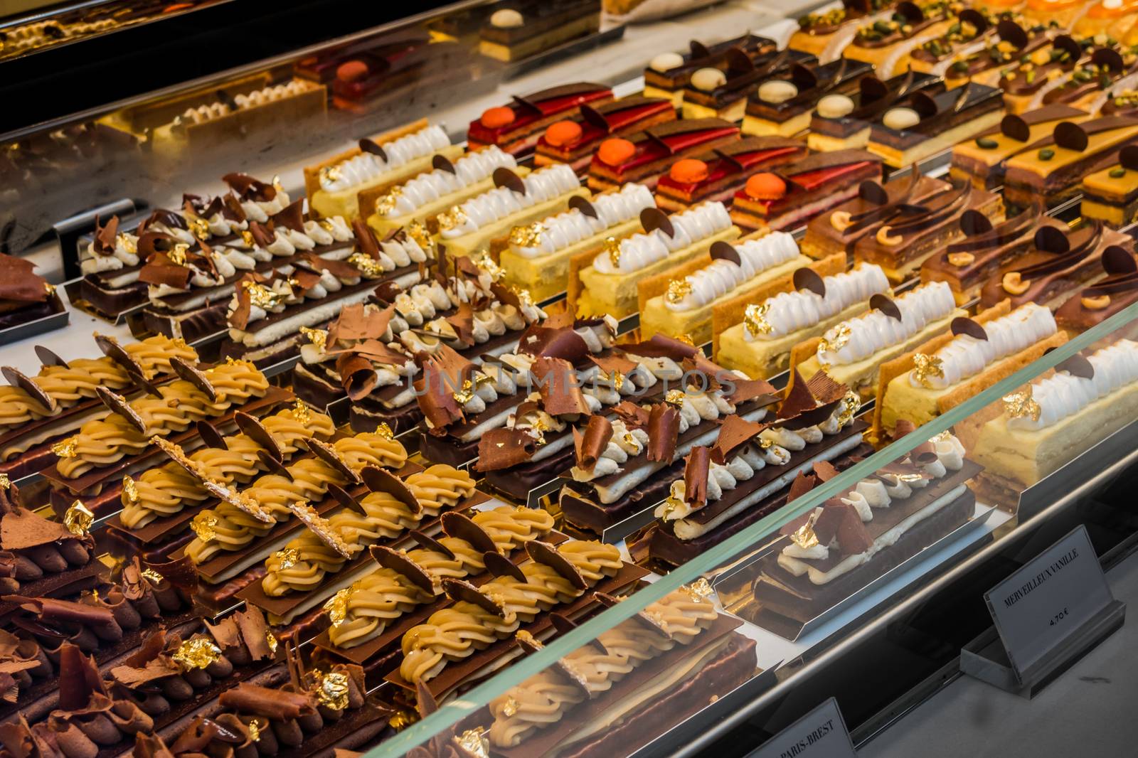 Belgium confectionery cake shop in Brussels by MXW_Stock
