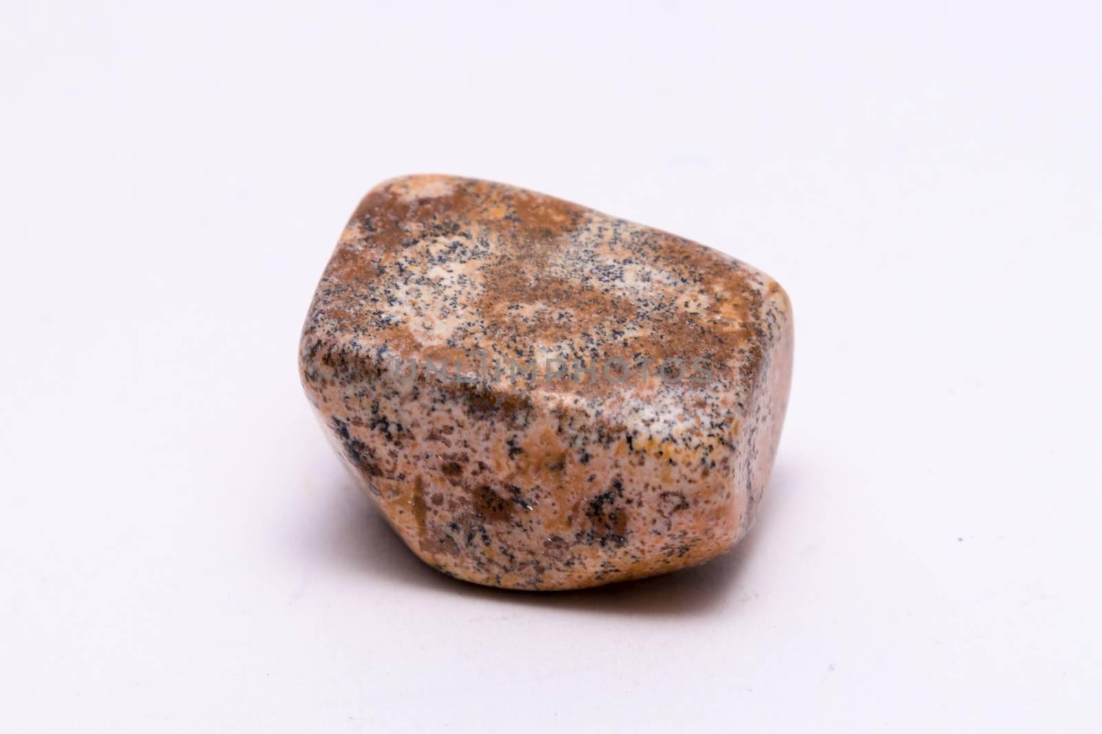 Red brown black dotted gemstone gem jewel mineral precious shiny