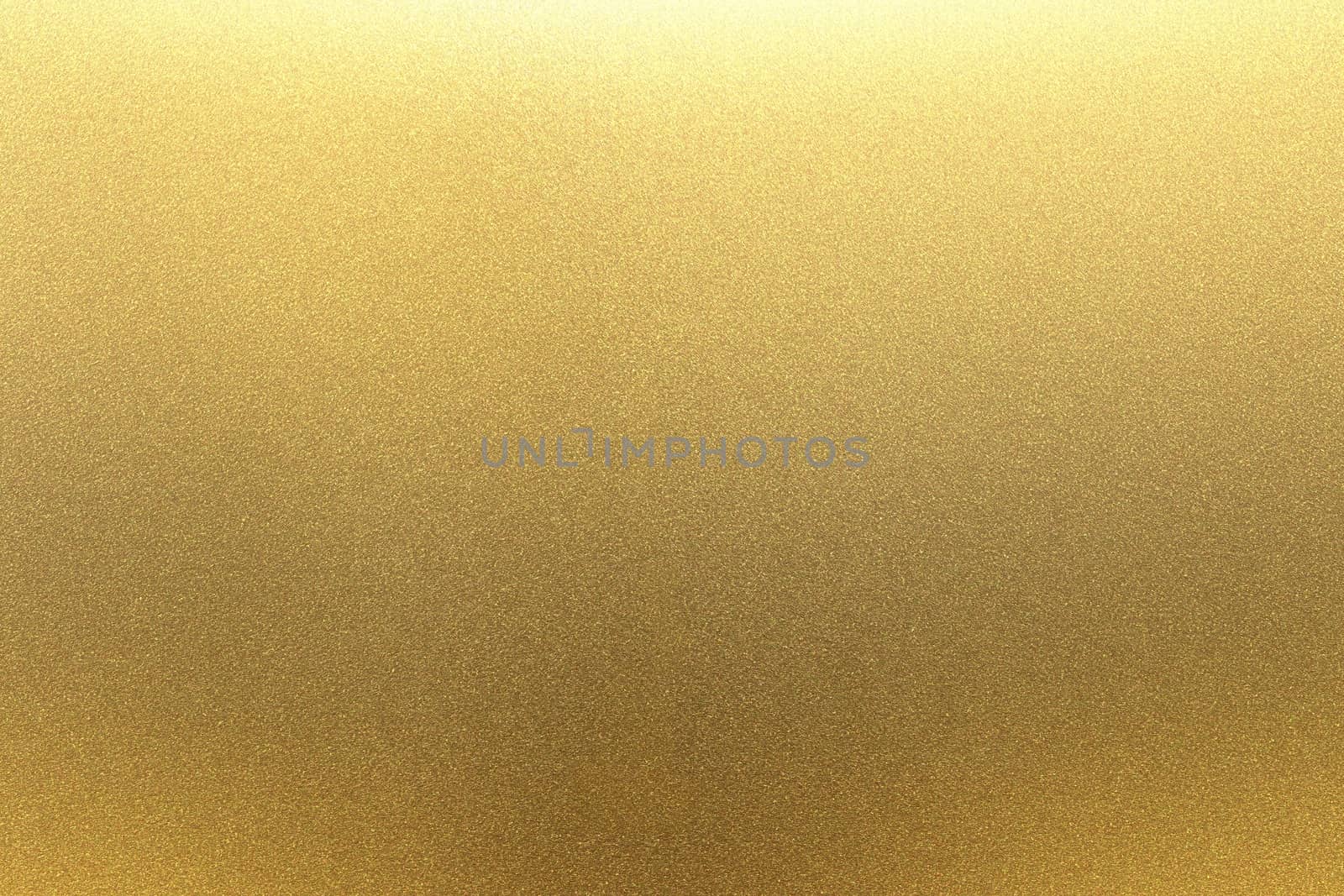 Refraction on gold metal wall texture, abstract background