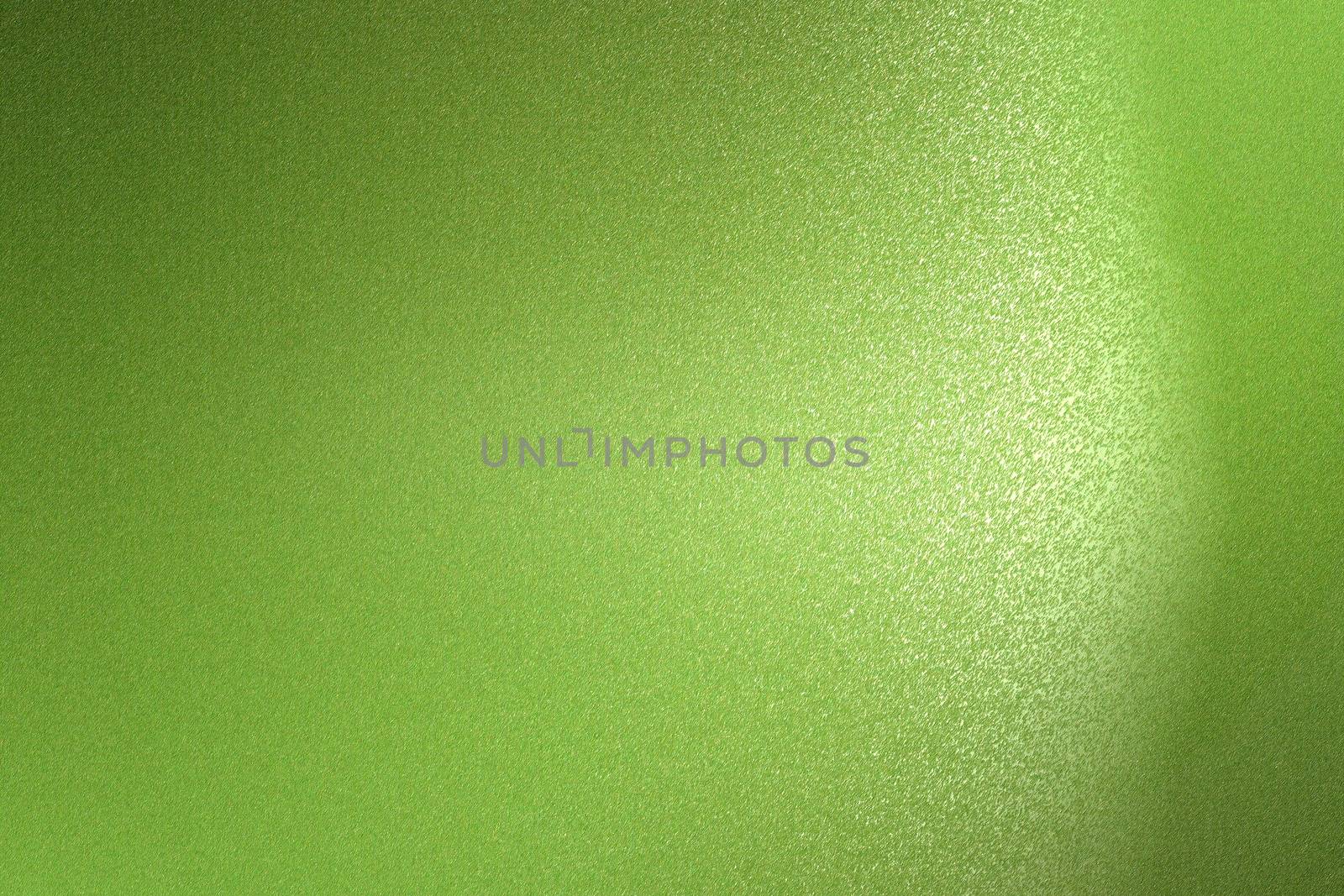 Reflection of wave green metal, texture background