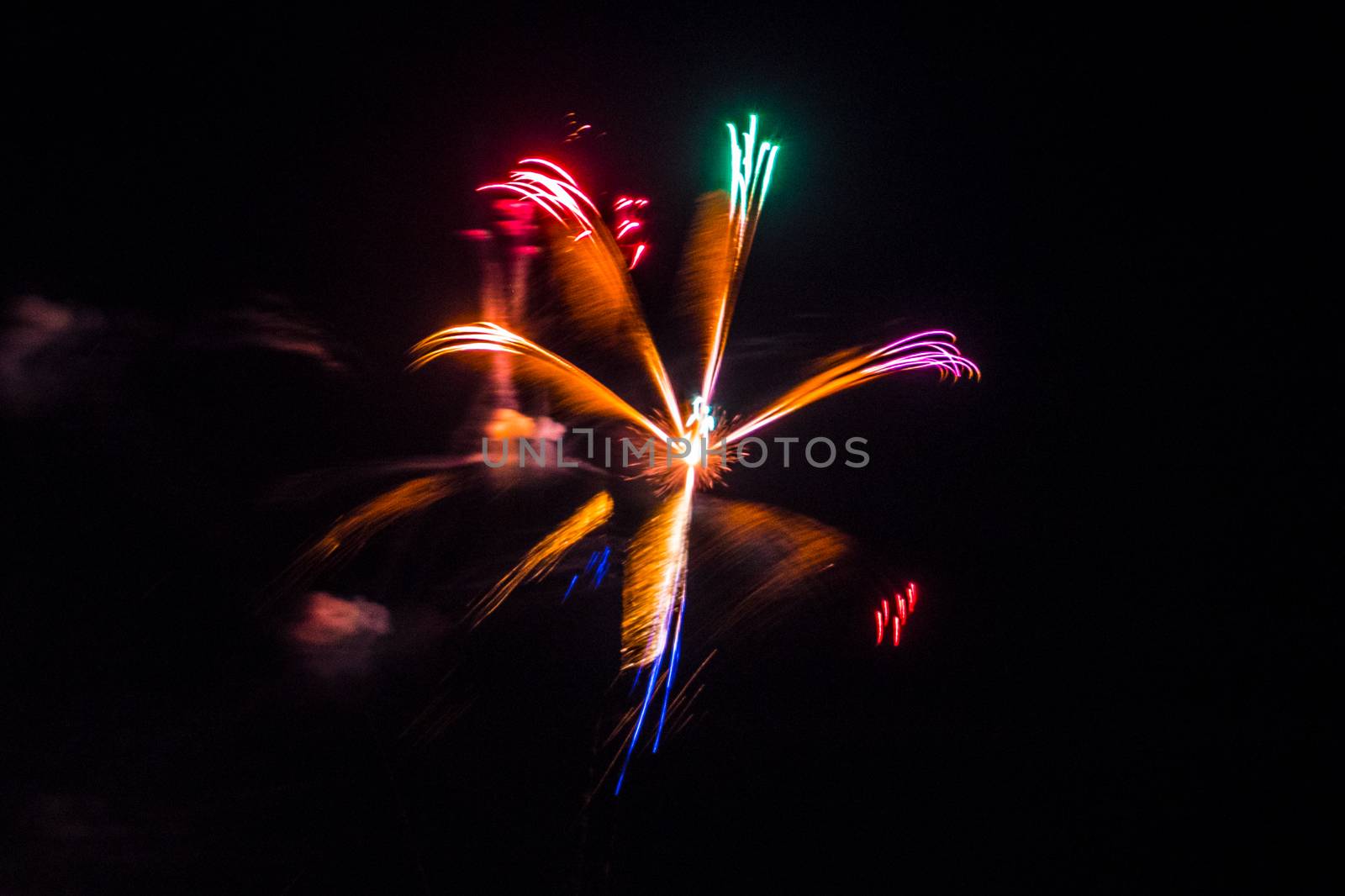 Firework fireworks celebration star form red green purple blue g by MXW_Stock
