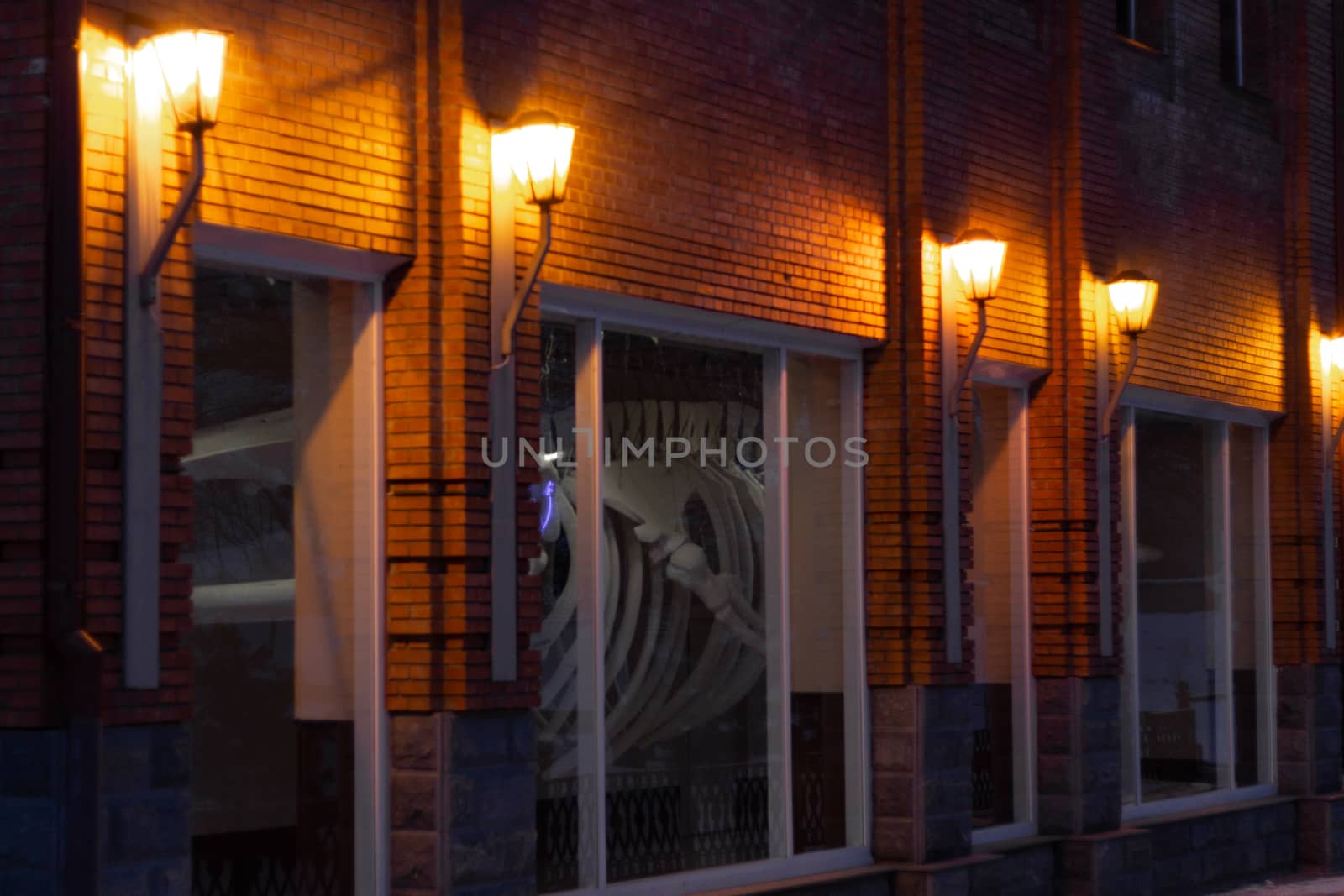 Khabarovsk Museum of local lore in the evening in the light of lanterns. by rdv27