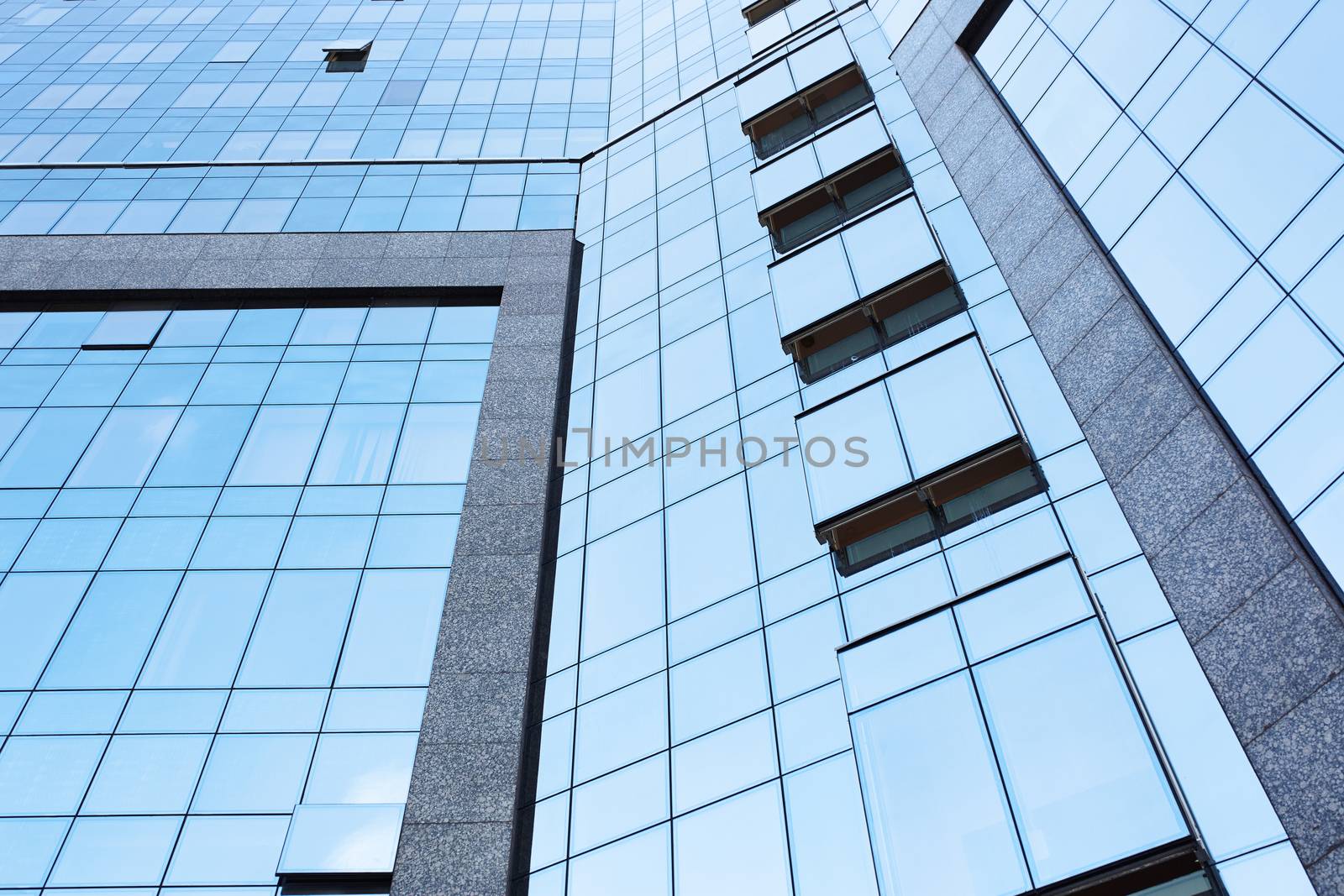 Low Angle View Of Tall Office Buildings