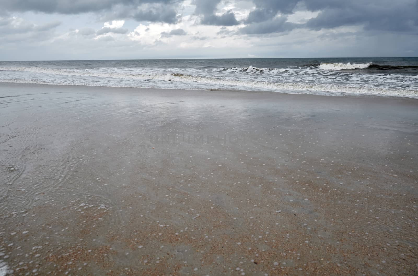 Pacific Ocean with dramatic sky