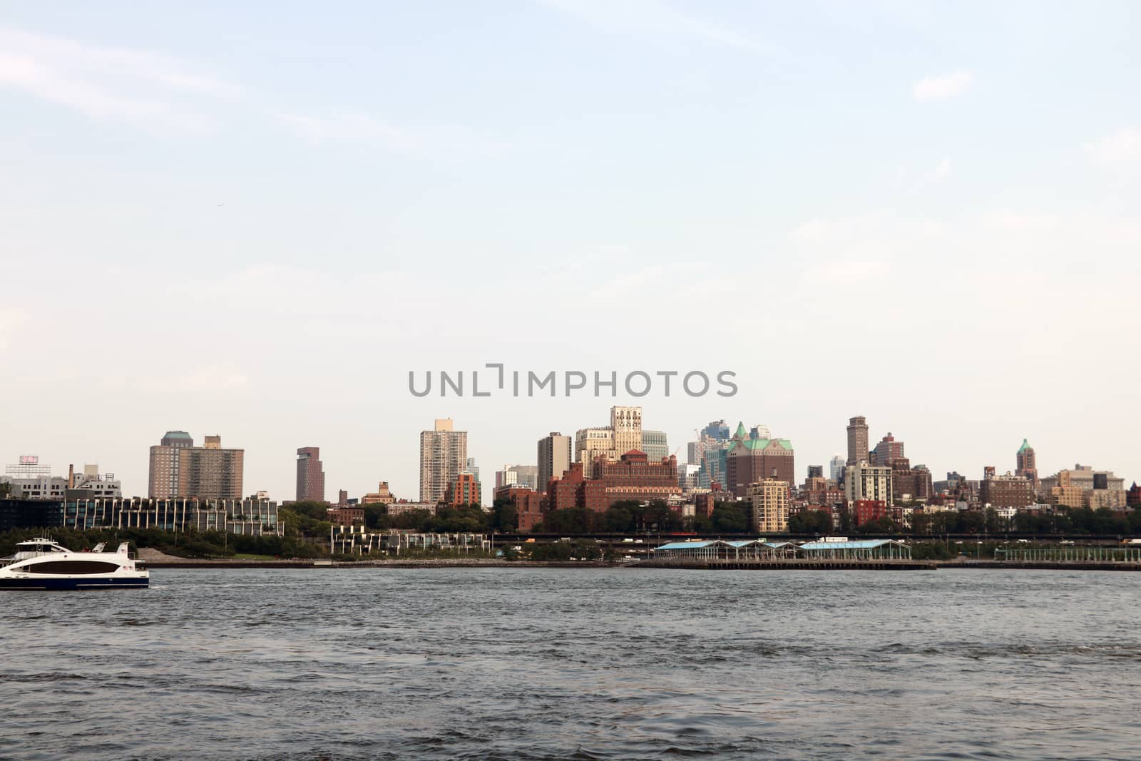 Brooklyn Bridge in New York City - aerial view