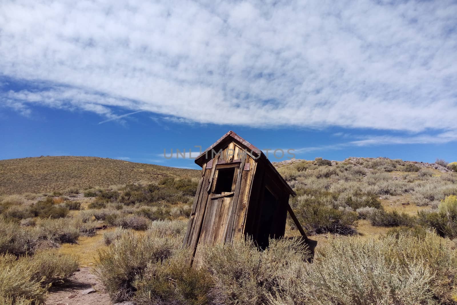 Old toilet in Bodie State Historic Park, Bridgeport, California, USA. by kip02kas