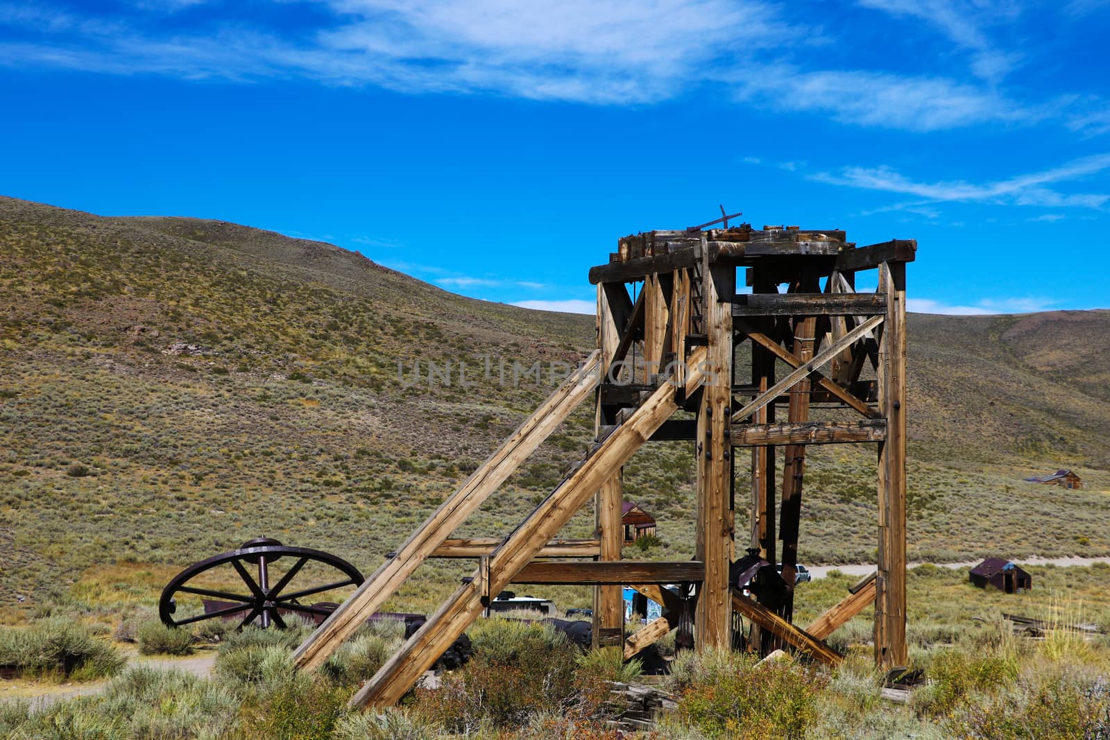 Head frame, Bodie Ghost Town, CA, USA by kip02kas