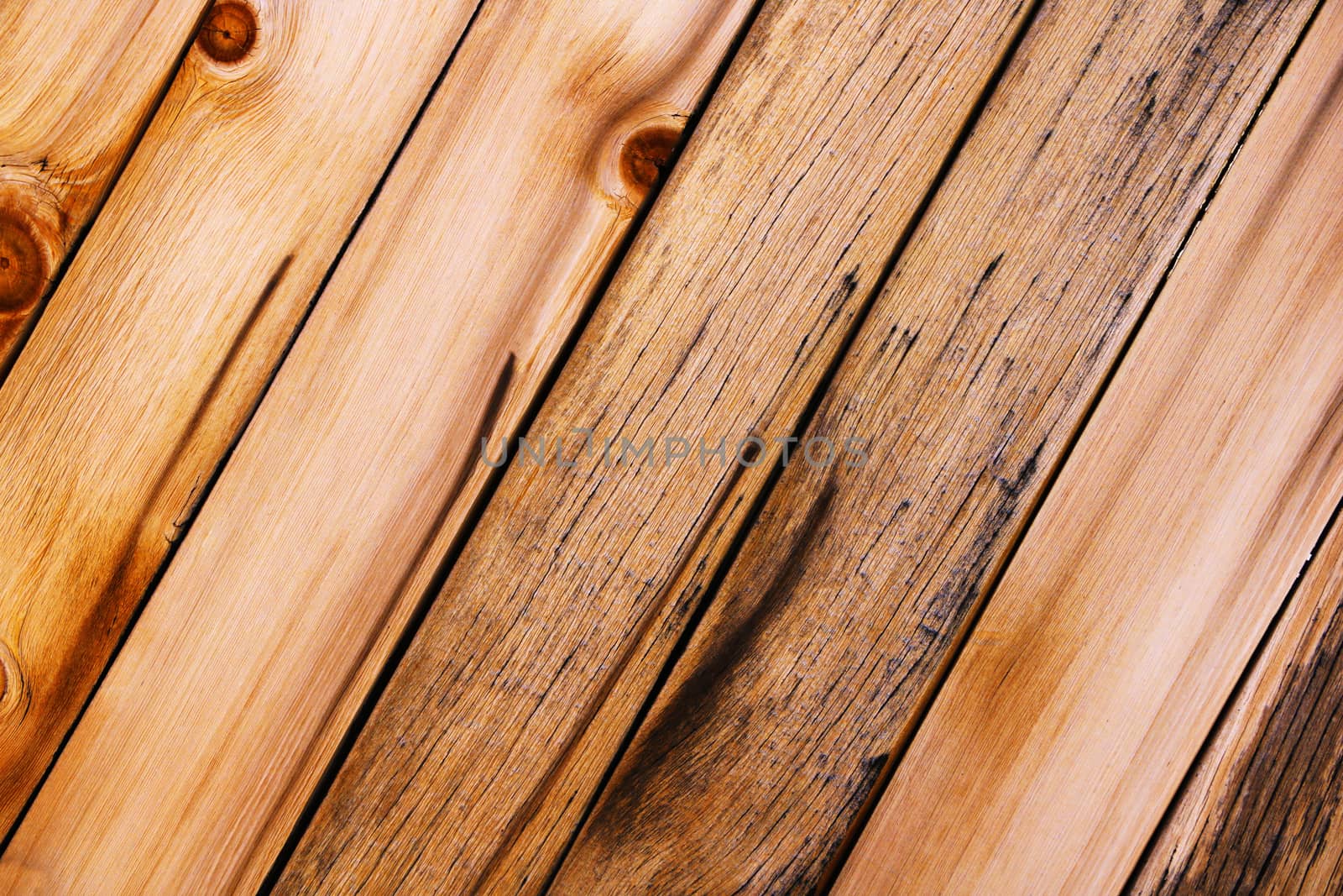 Old natural wooden texture used as background.