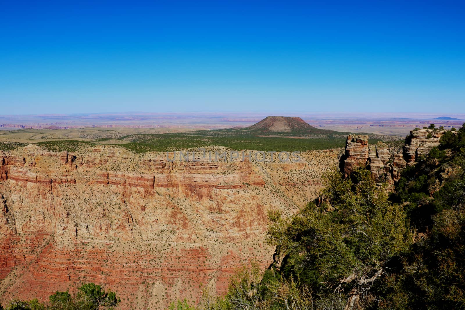 Small green hill somewhere in Arizona