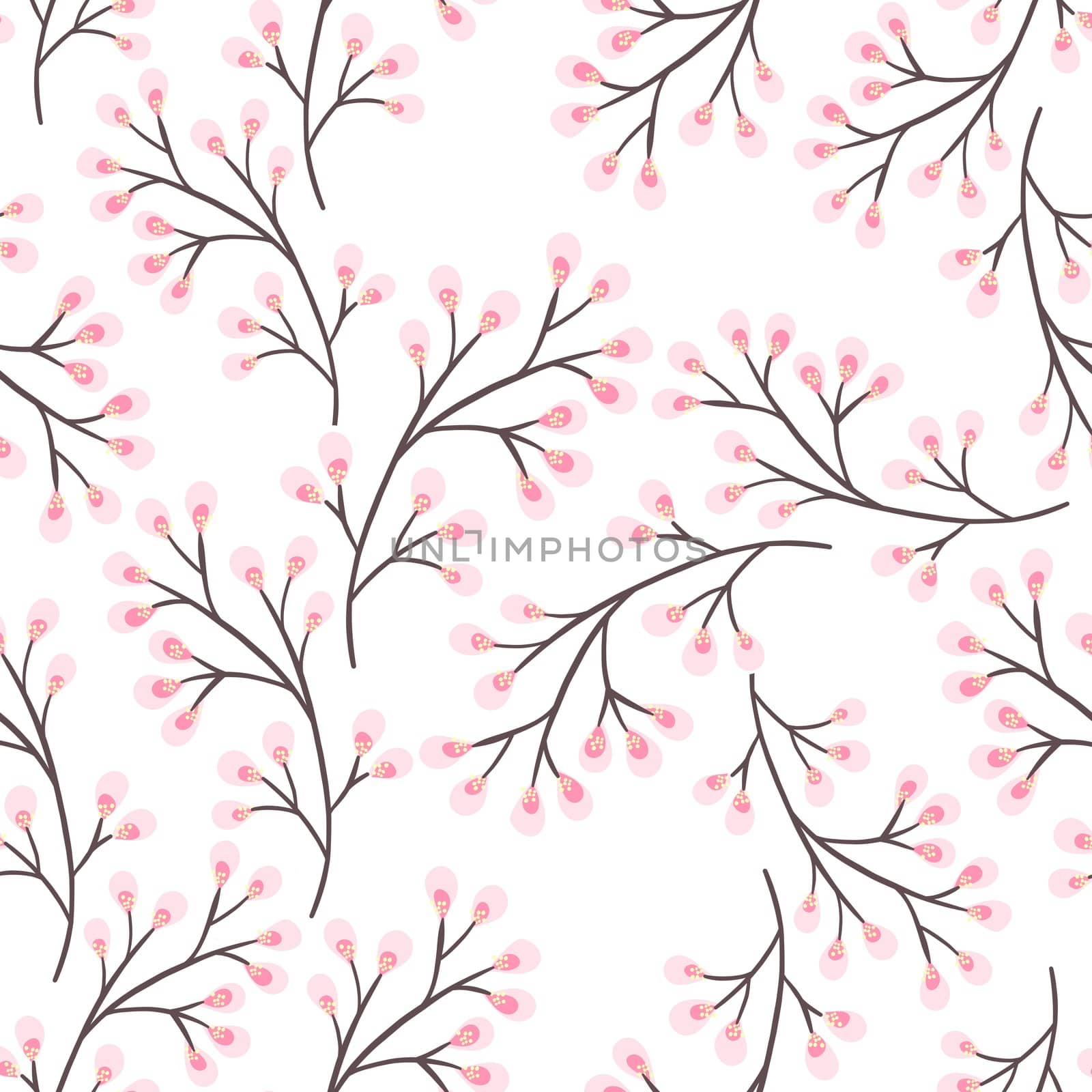 Pretty whimsical Cherry Blossom patterns, with buds now sprouting