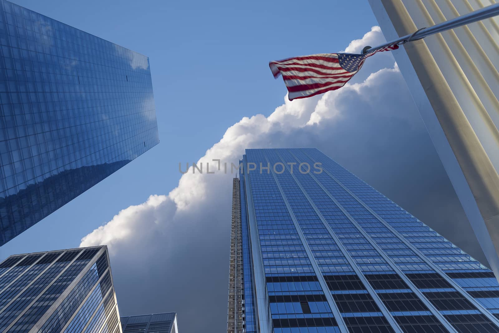 skyview with skyscrapers